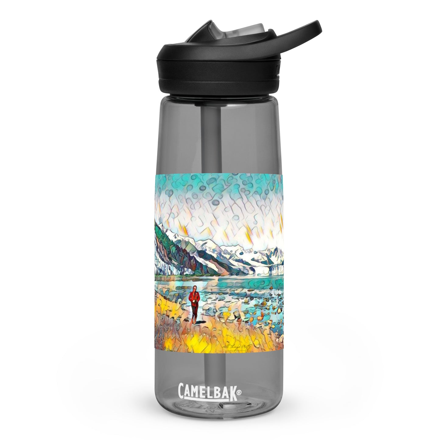 Sports water bottle Beach