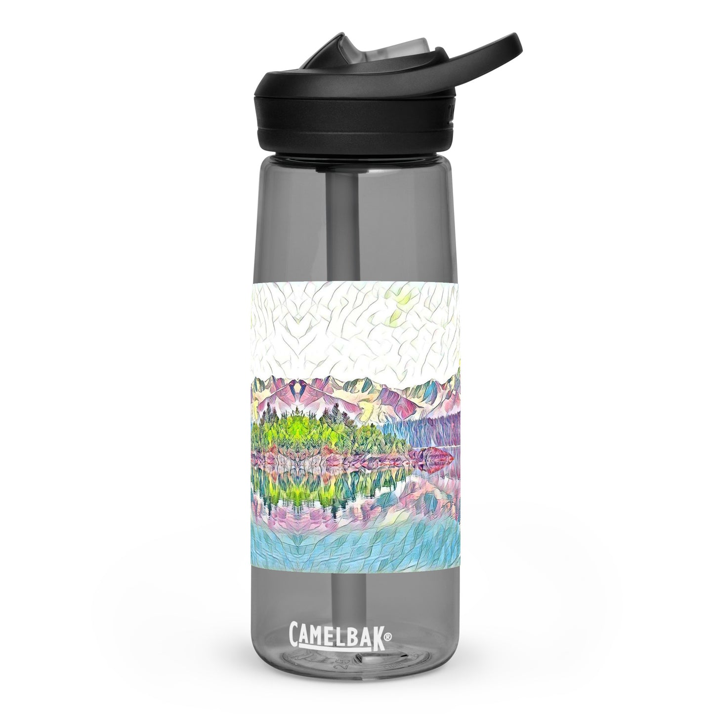 Sports water bottle Oceans & Mtns