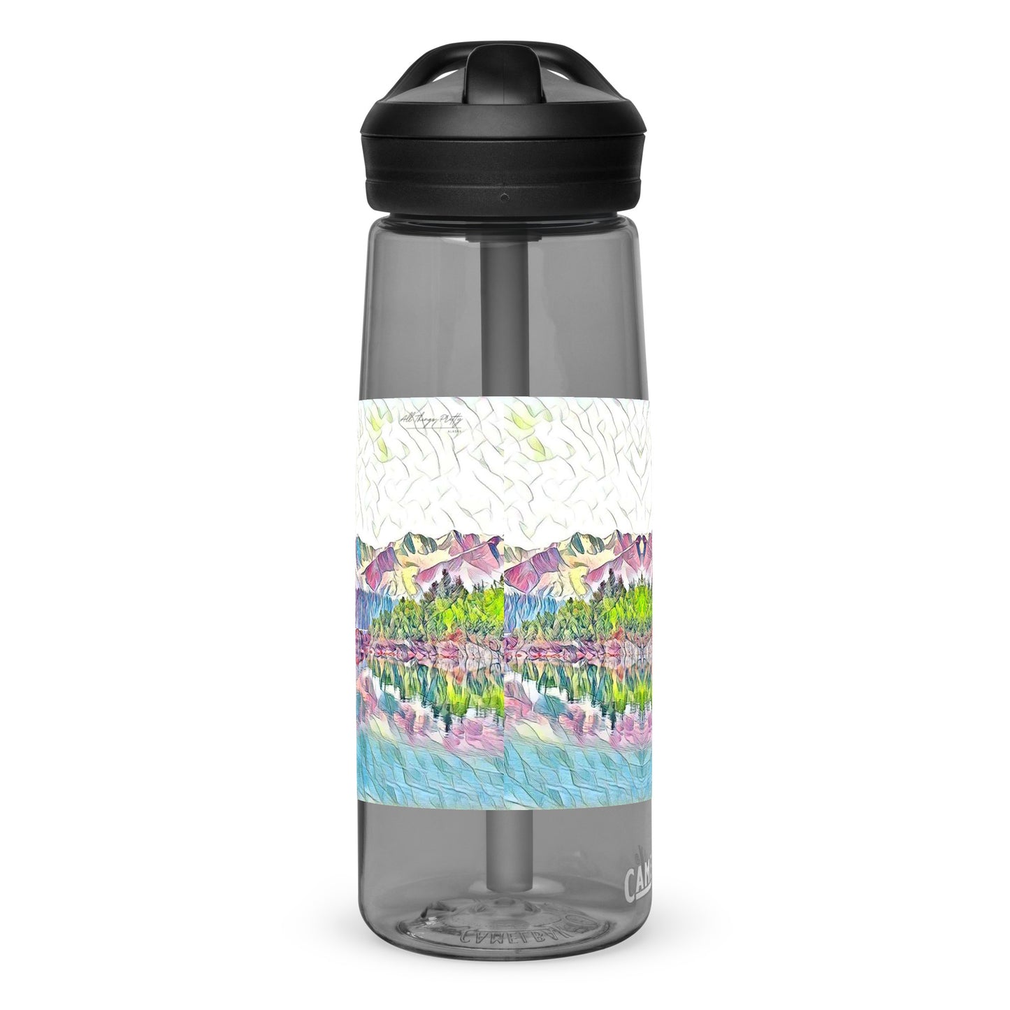 Sports water bottle Oceans & Mtns