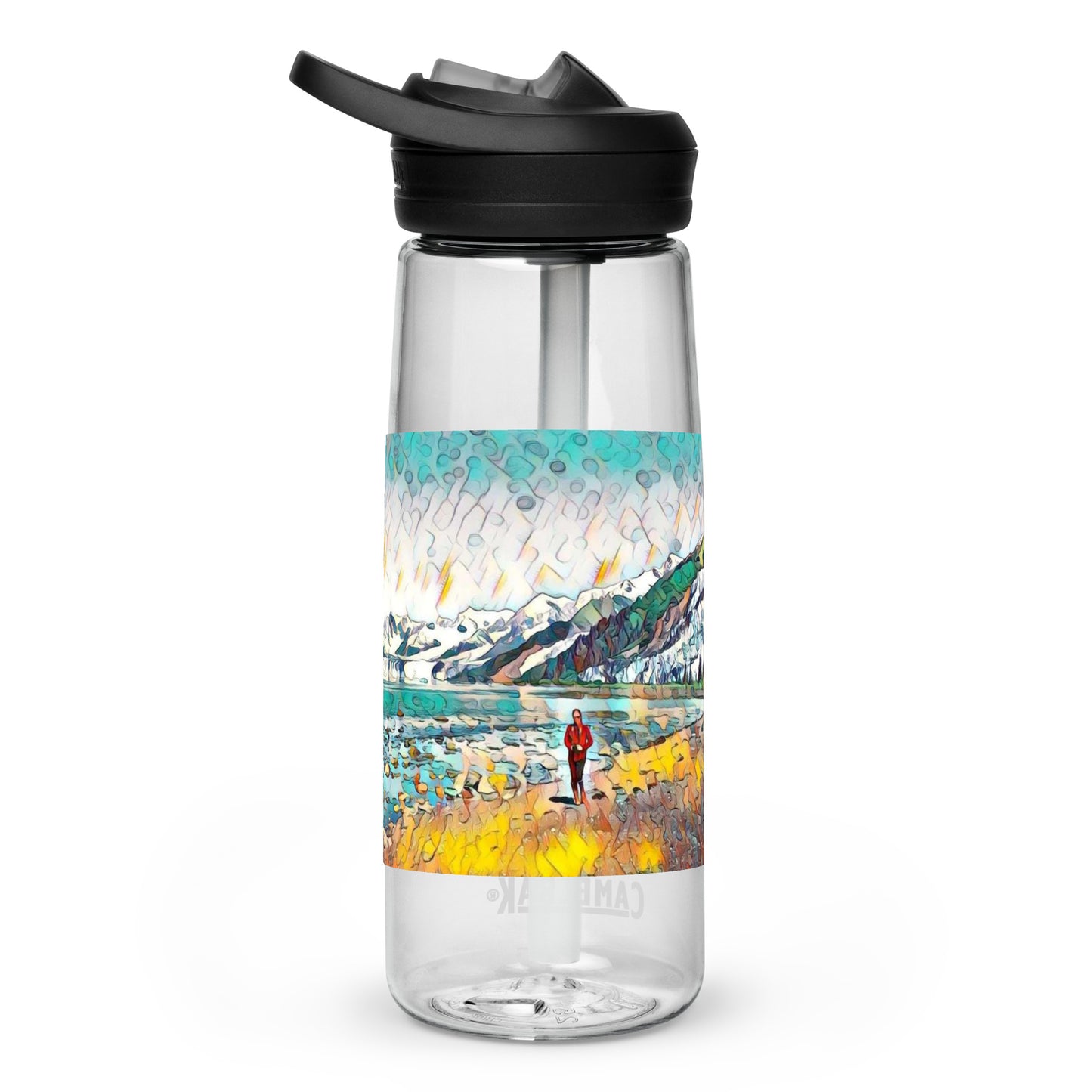 Sports water bottle Beach