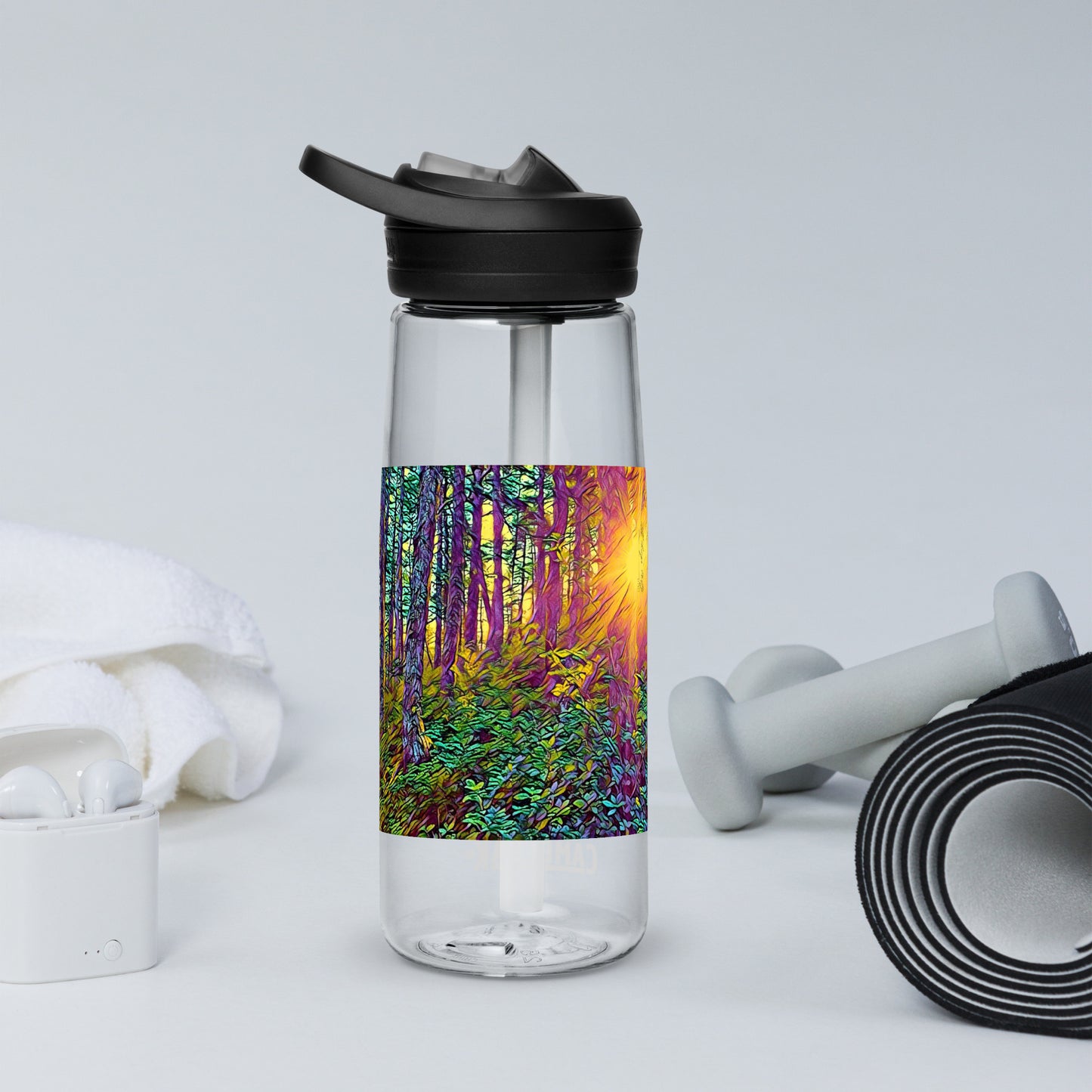 Sports water bottle