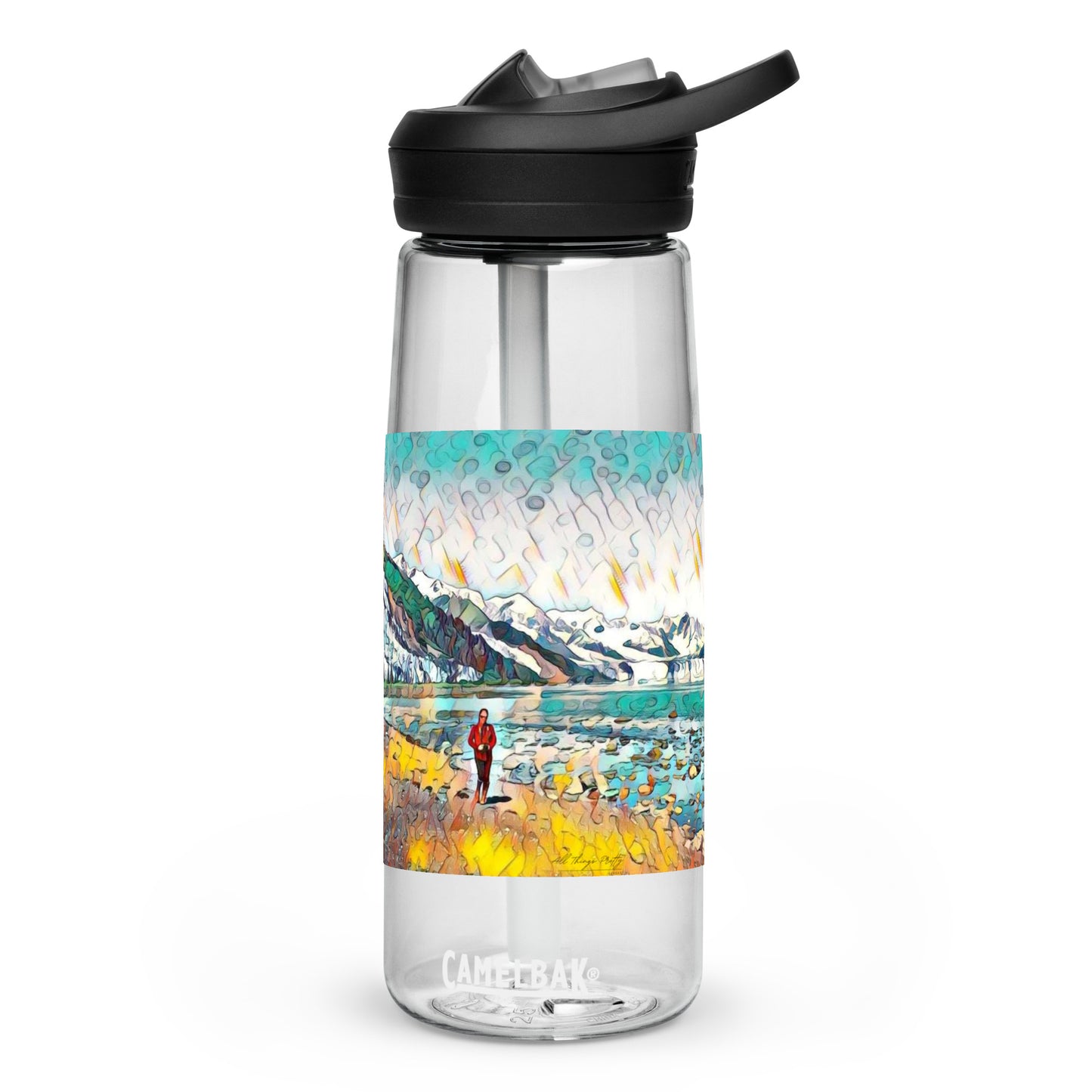 Sports water bottle Beach