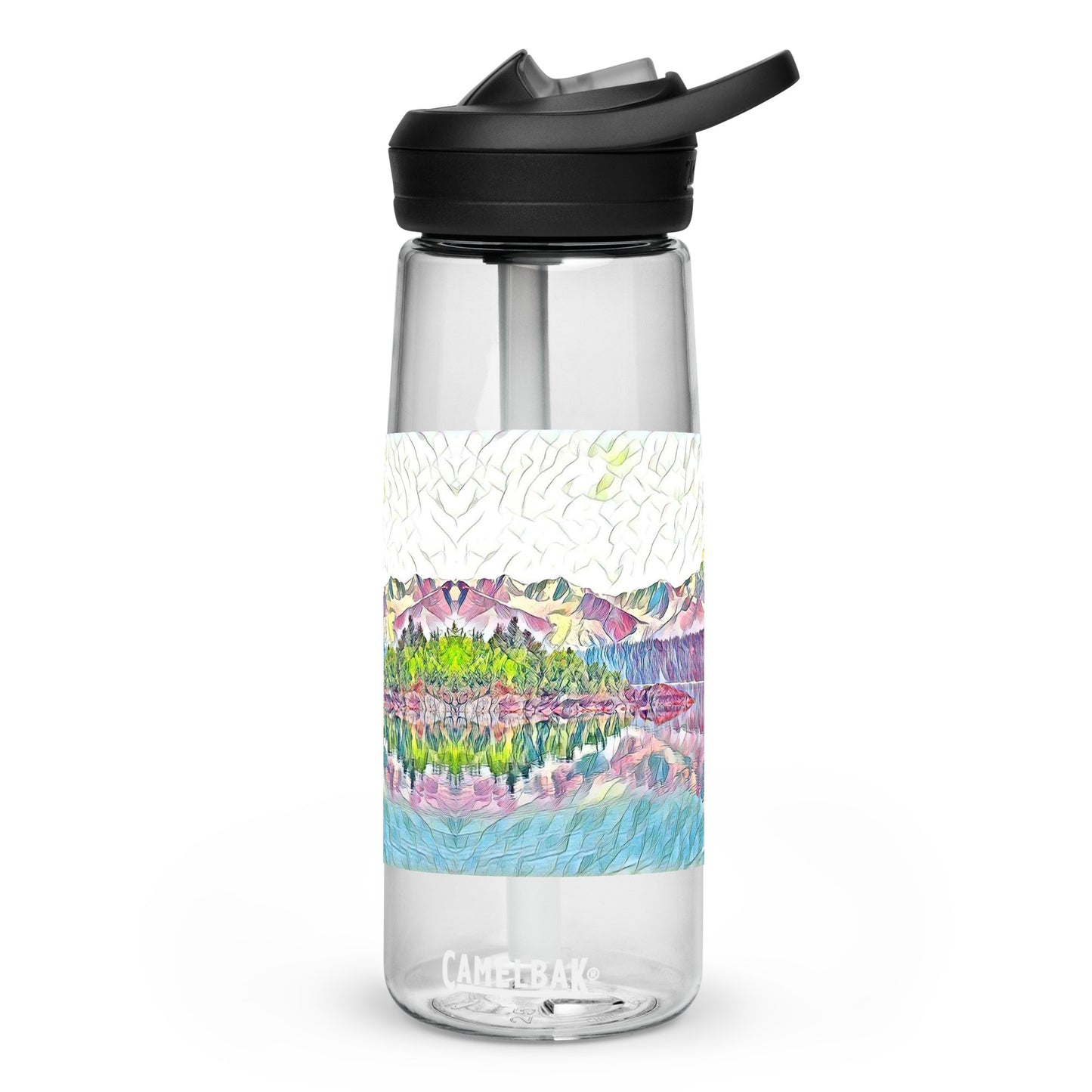 Sports water bottle Oceans & Mtns