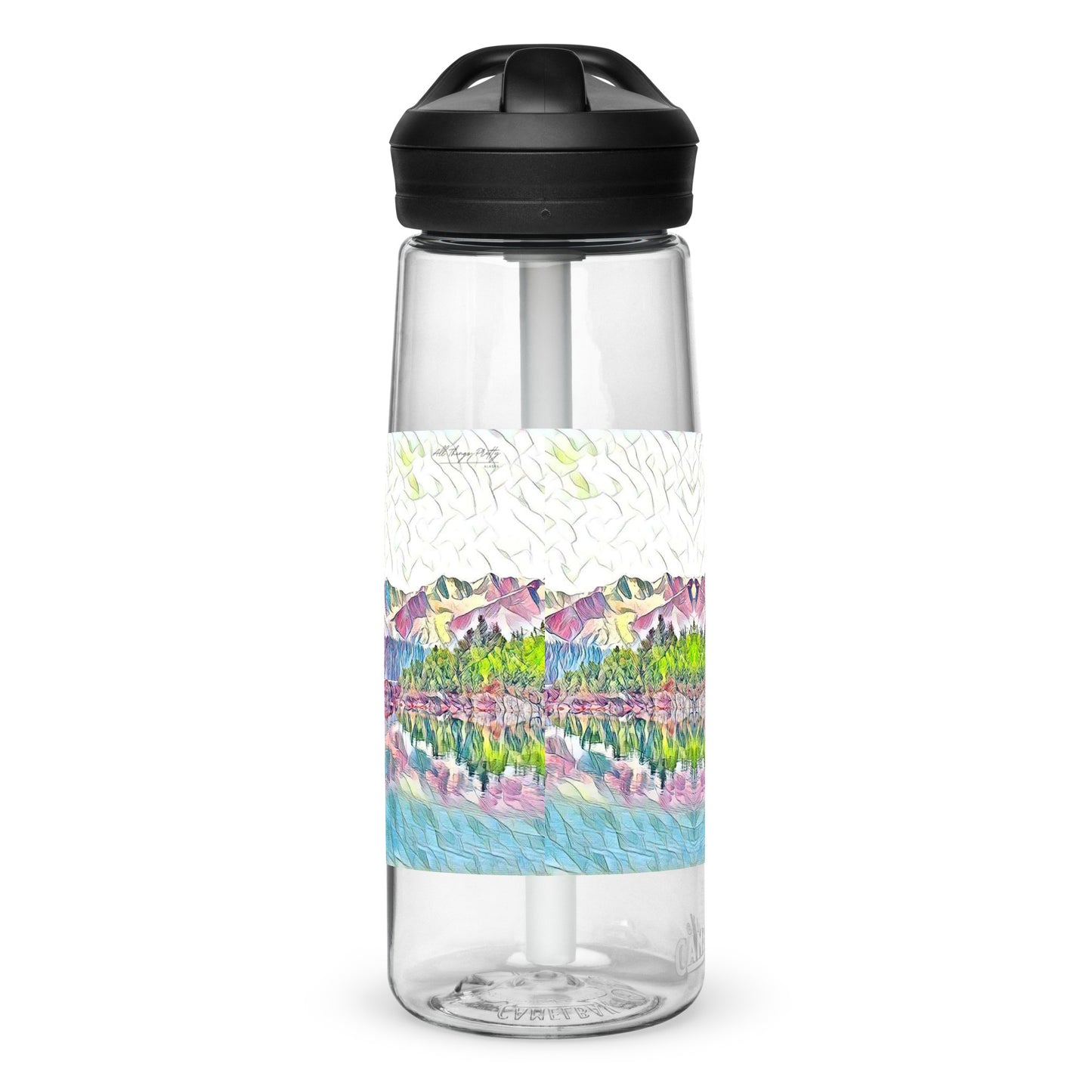 Sports water bottle Oceans & Mtns