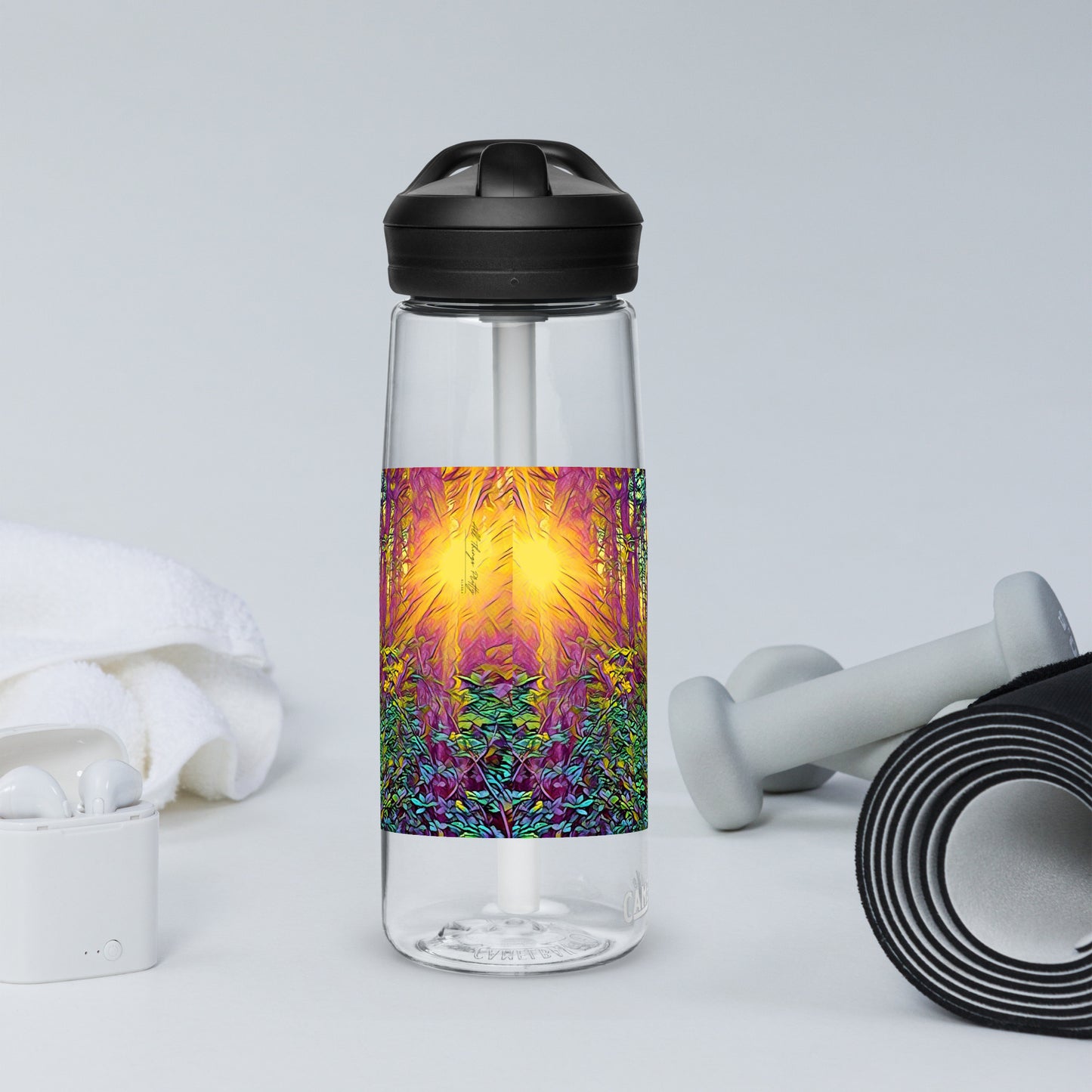 Sports water bottle