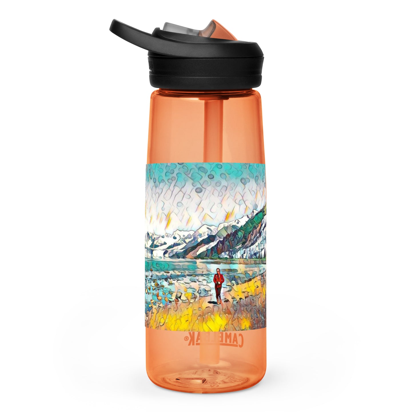 Sports water bottle Beach