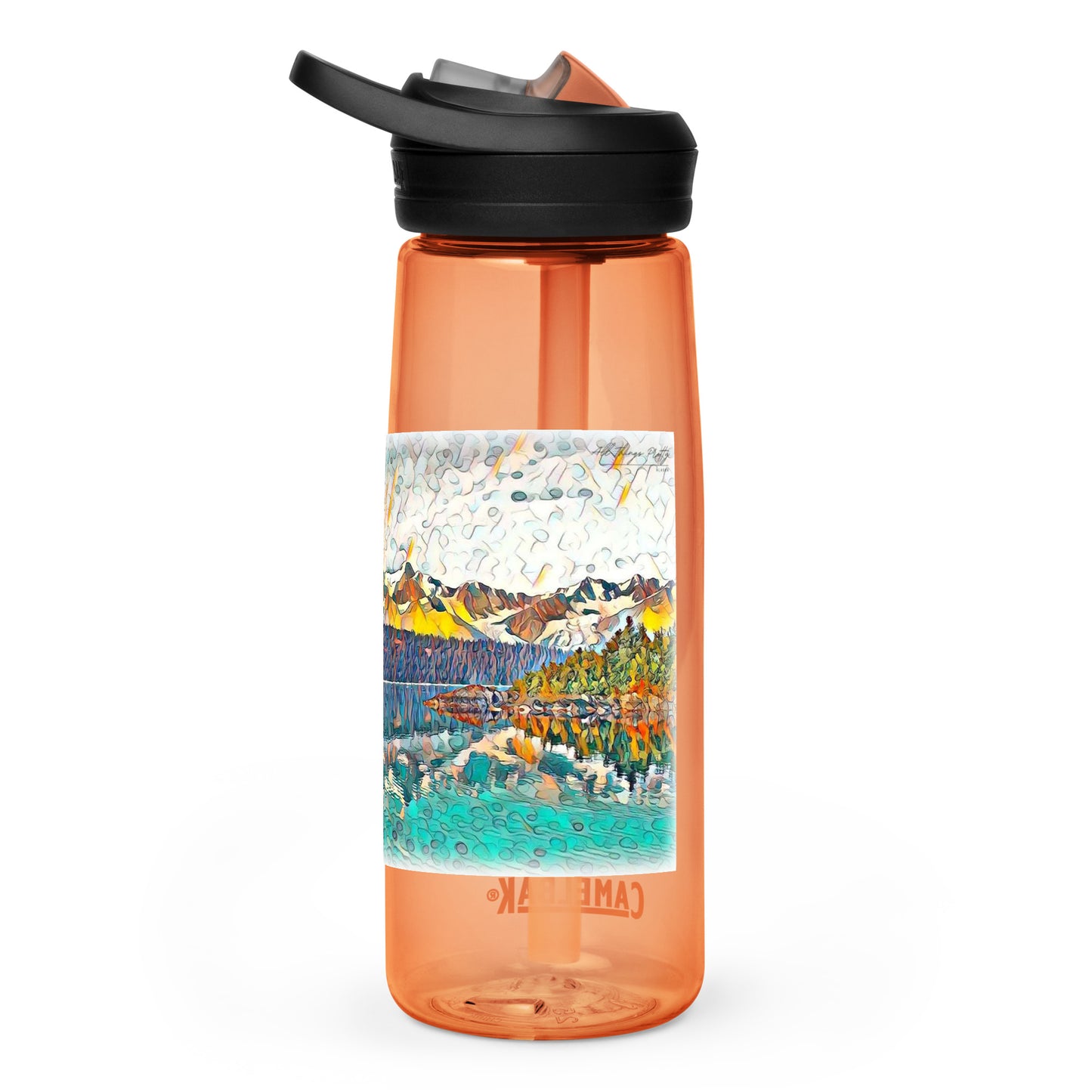 Sports water bottle Autumn