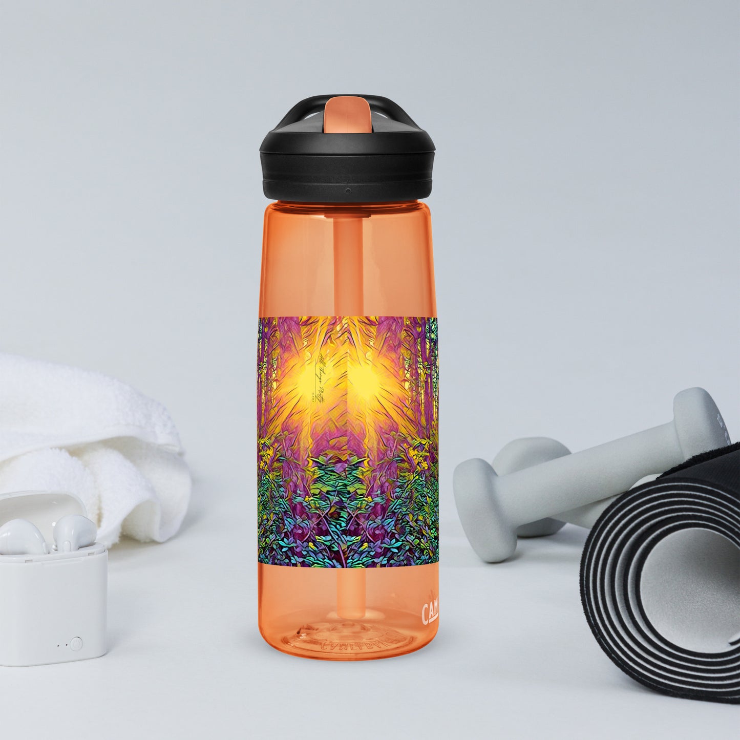 Sports water bottle