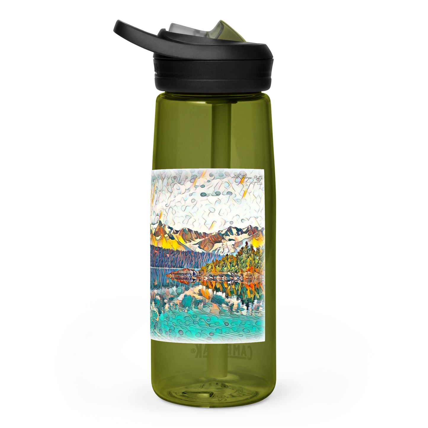 Sports water bottle Autumn