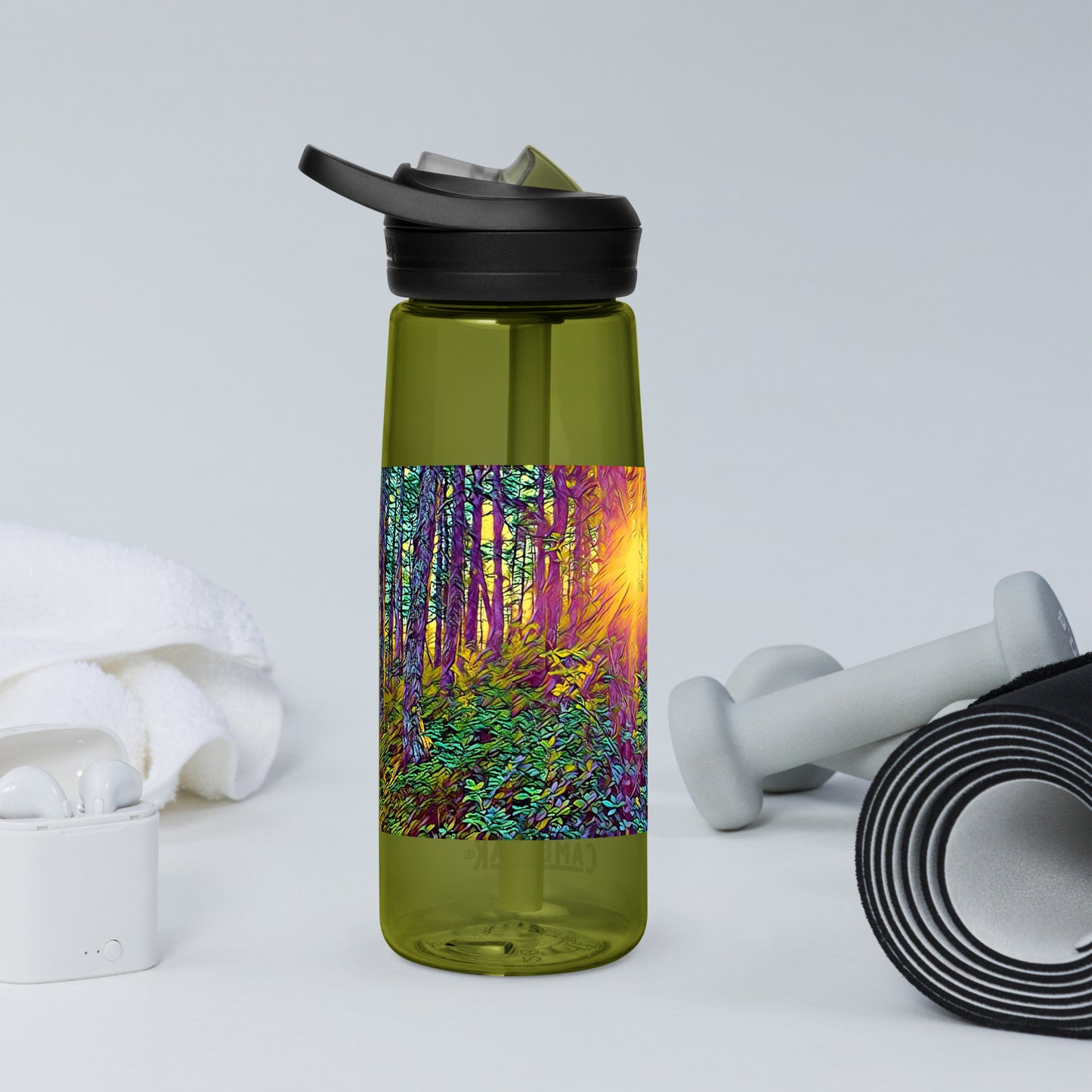 Sports water bottle