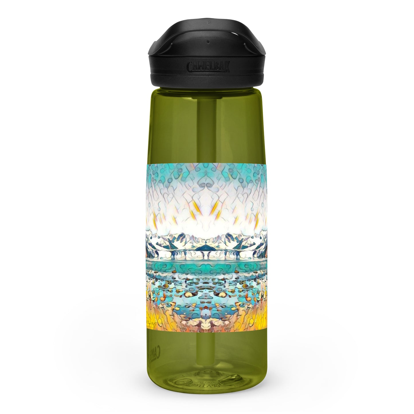 Sports water bottle Beach