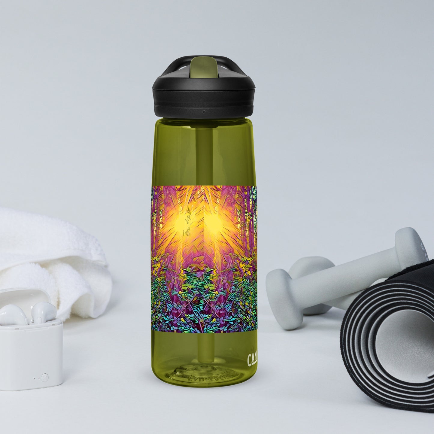 Sports water bottle