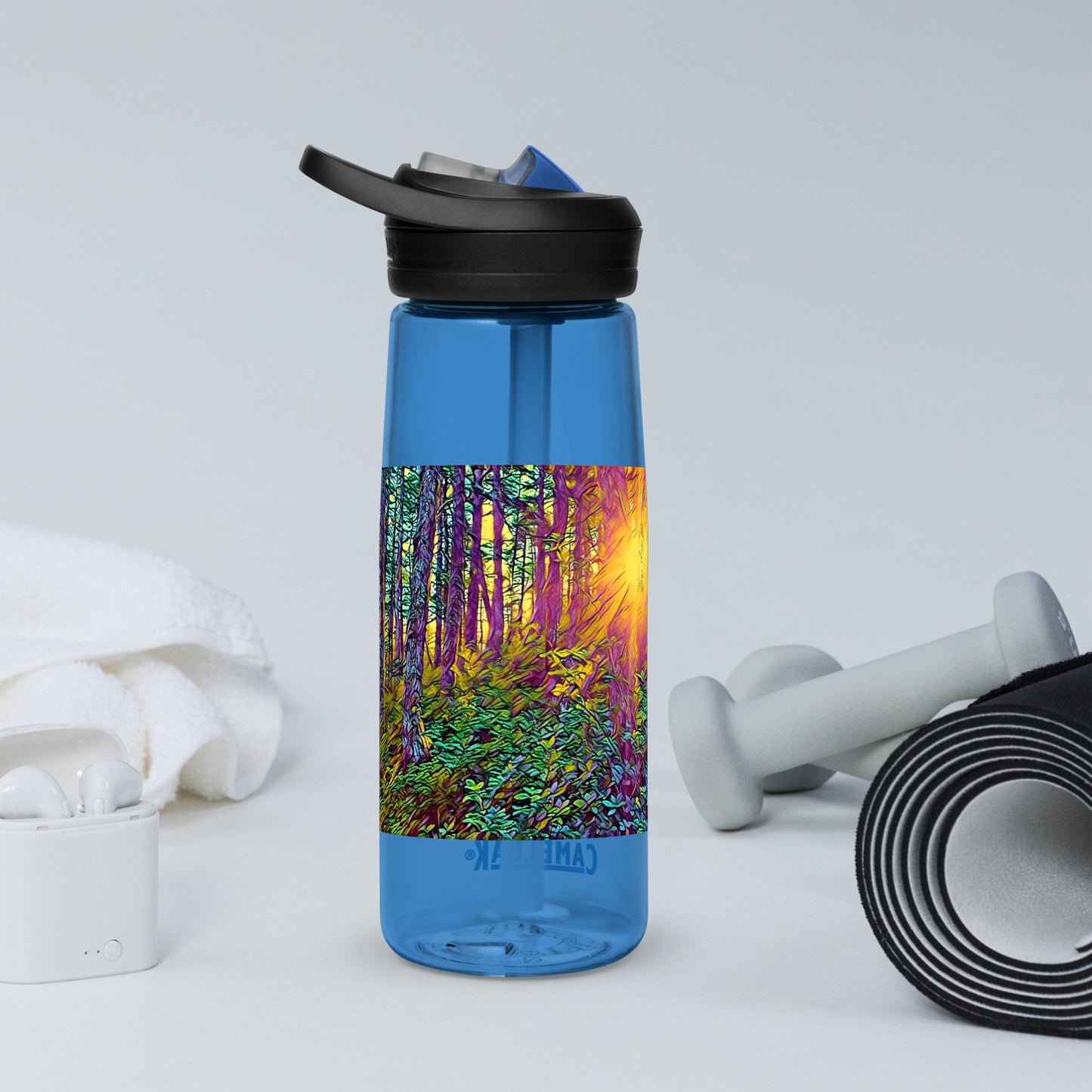 Sports water bottle