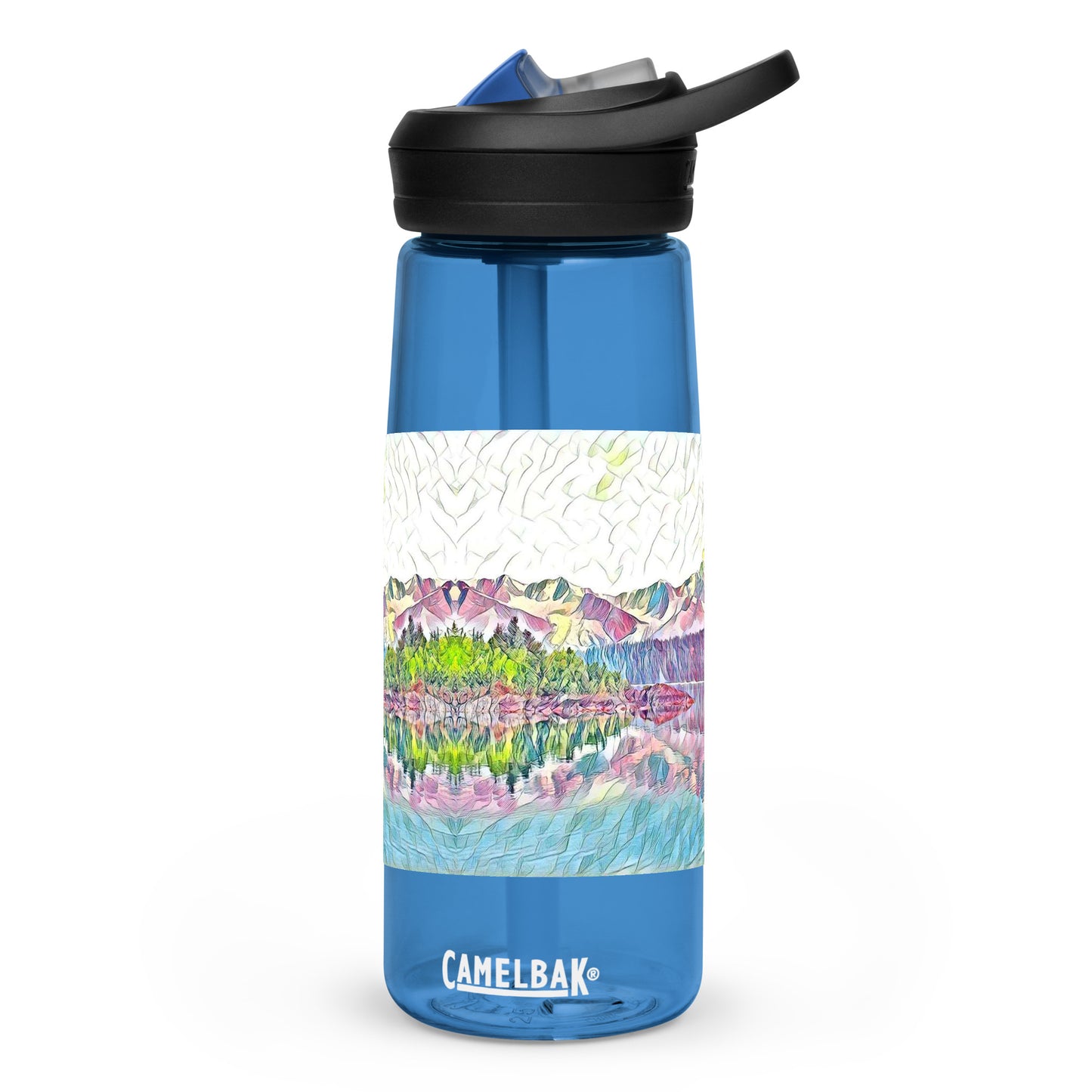 Sports water bottle Oceans & Mtns