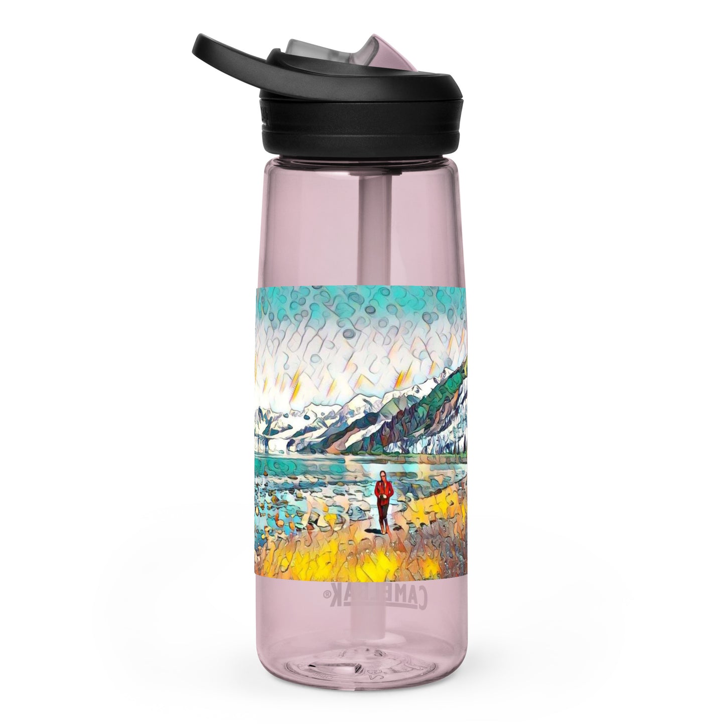 Sports water bottle Beach