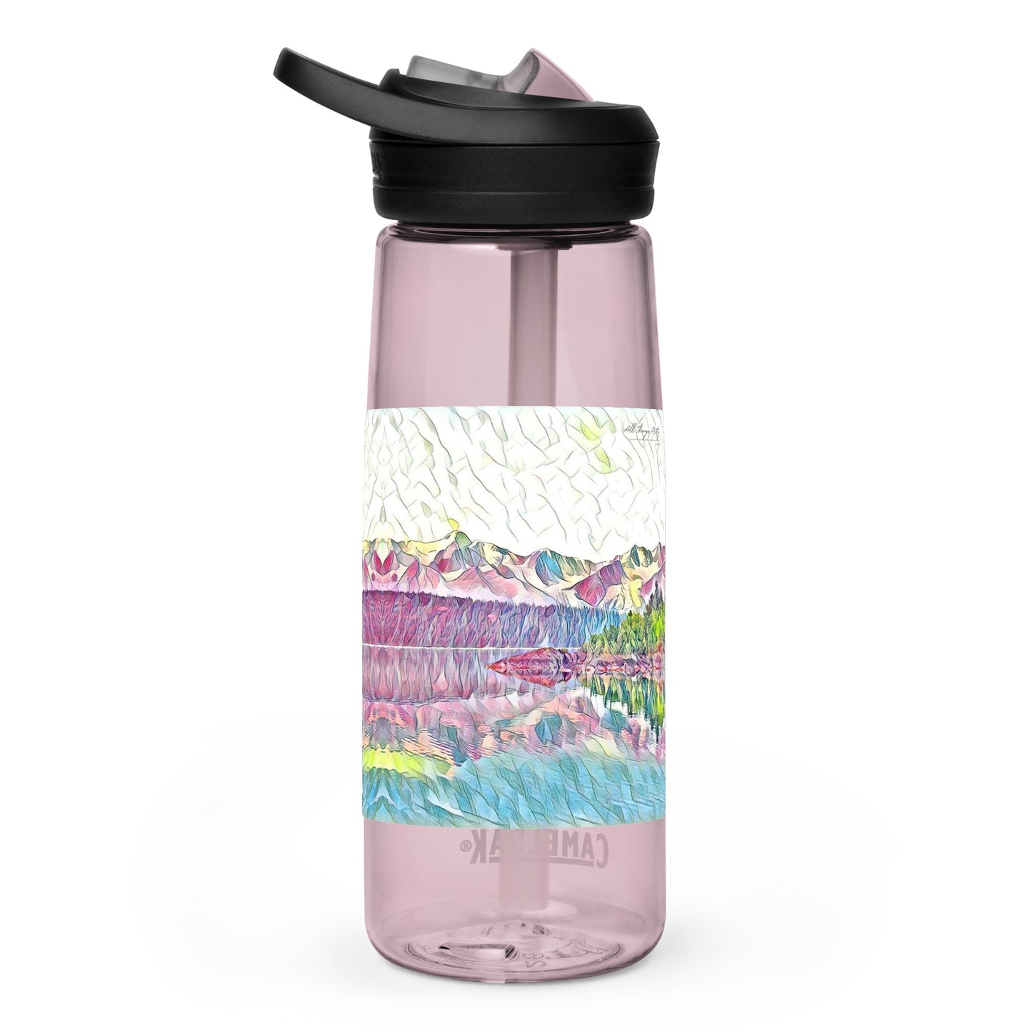 Sports water bottle Oceans & Mtns