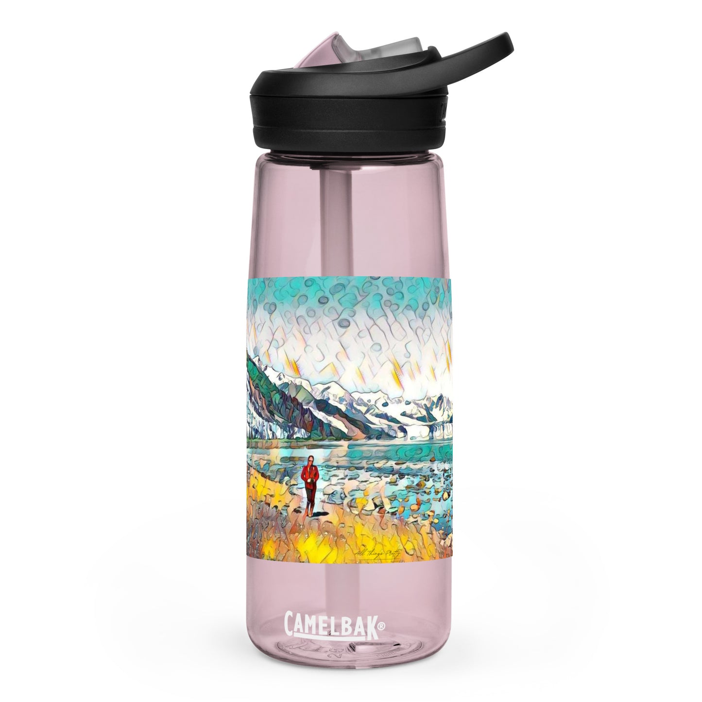 Sports water bottle Beach