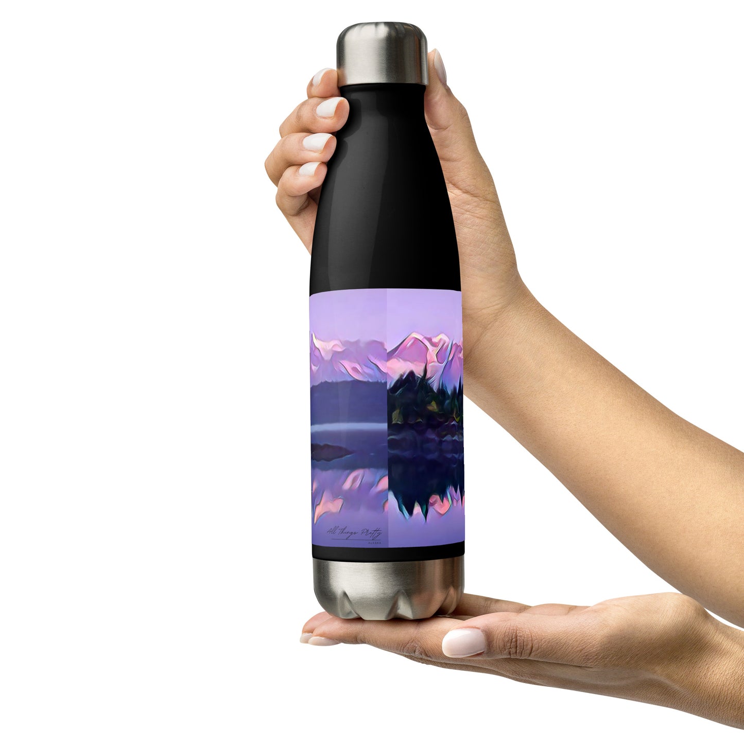 Stainless steel water bottle Alpenglow