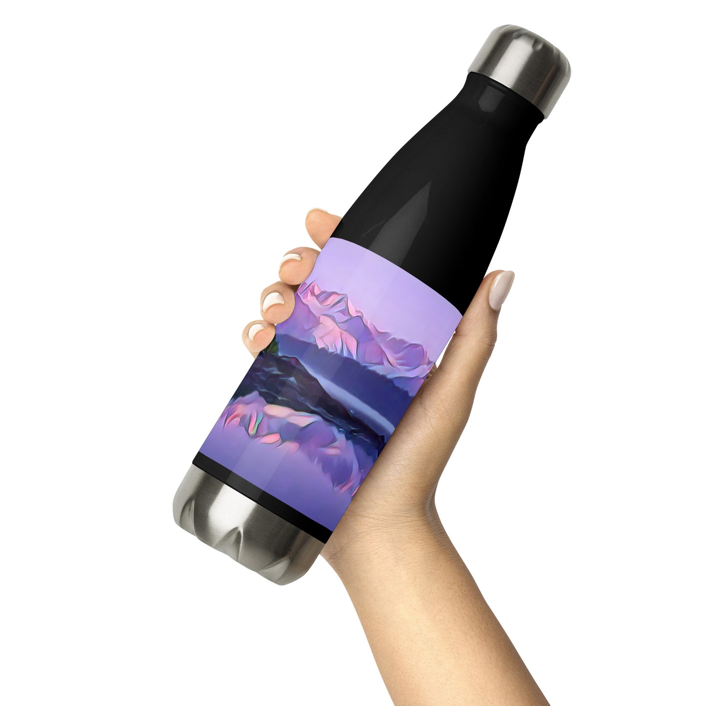 Stainless steel water bottle Alpenglow