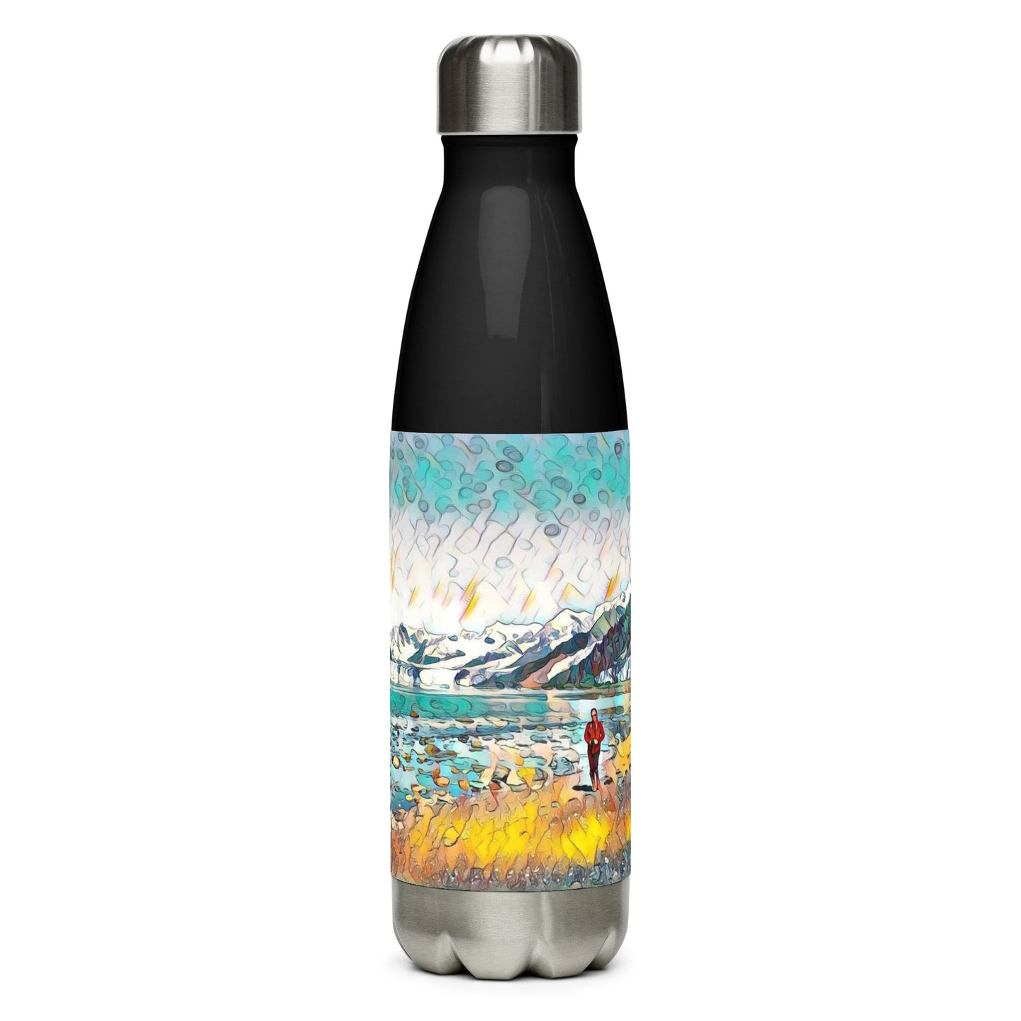 Stainless steel water bottle Beach