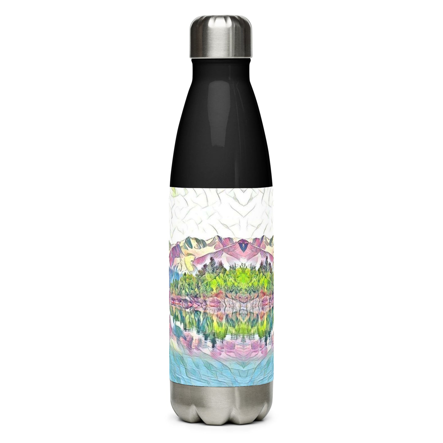 Stainless steel water bottle Oceans & Mtns