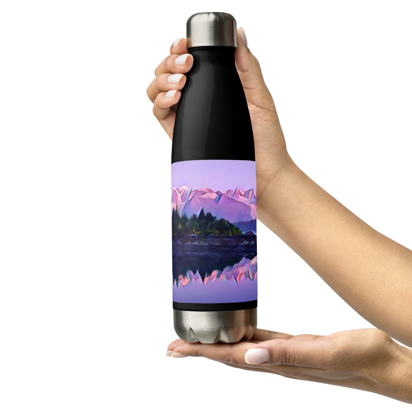 Stainless steel water bottle Alpenglow