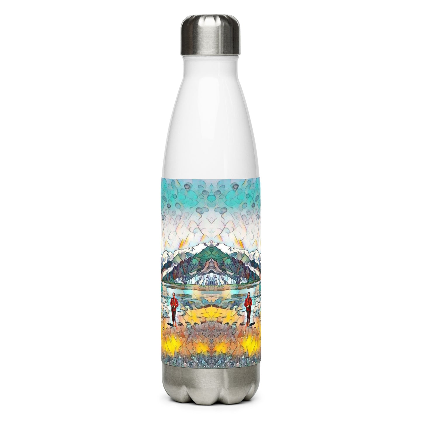 Stainless steel water bottle Beach