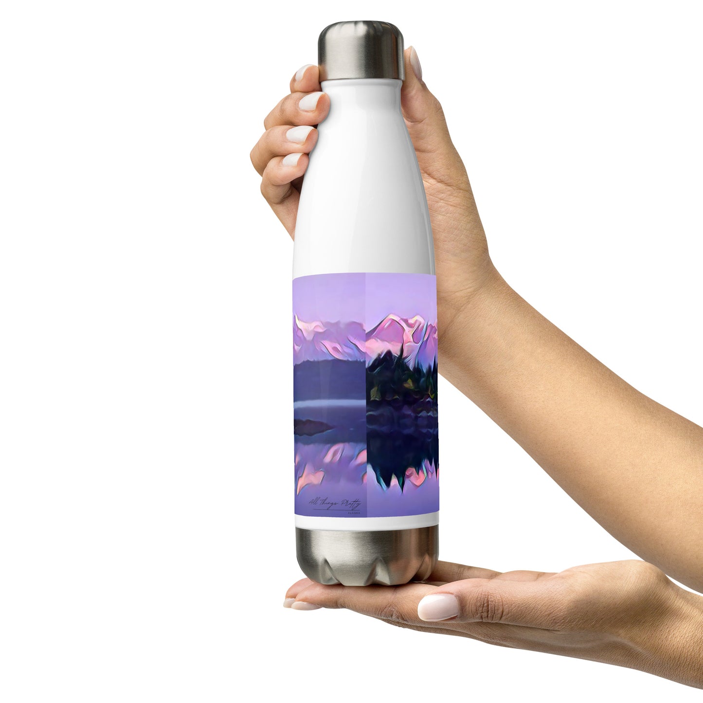 Stainless steel water bottle Alpenglow