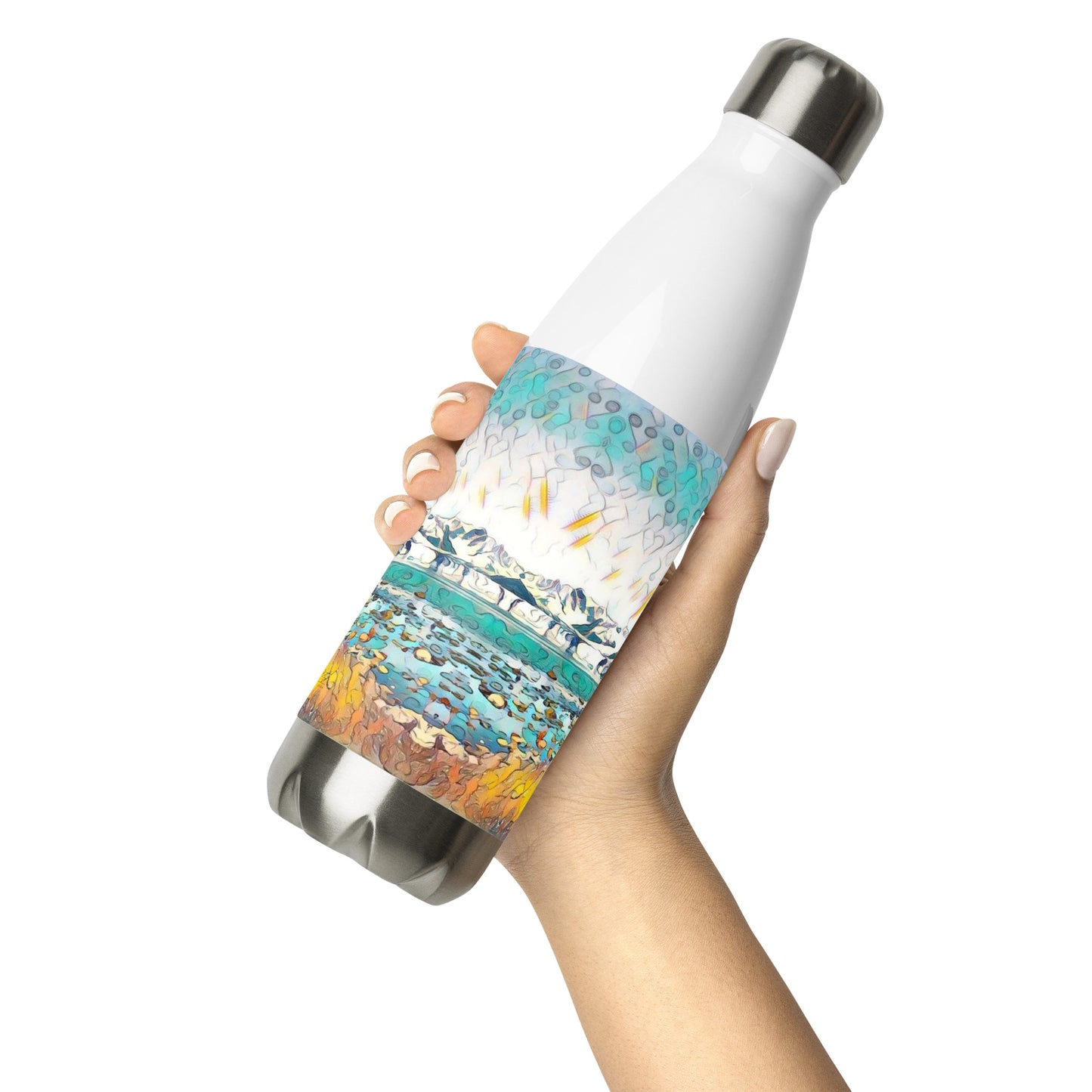 Stainless steel water bottle Beach