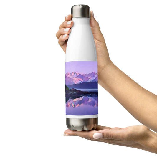 Stainless steel water bottle Alpenglow