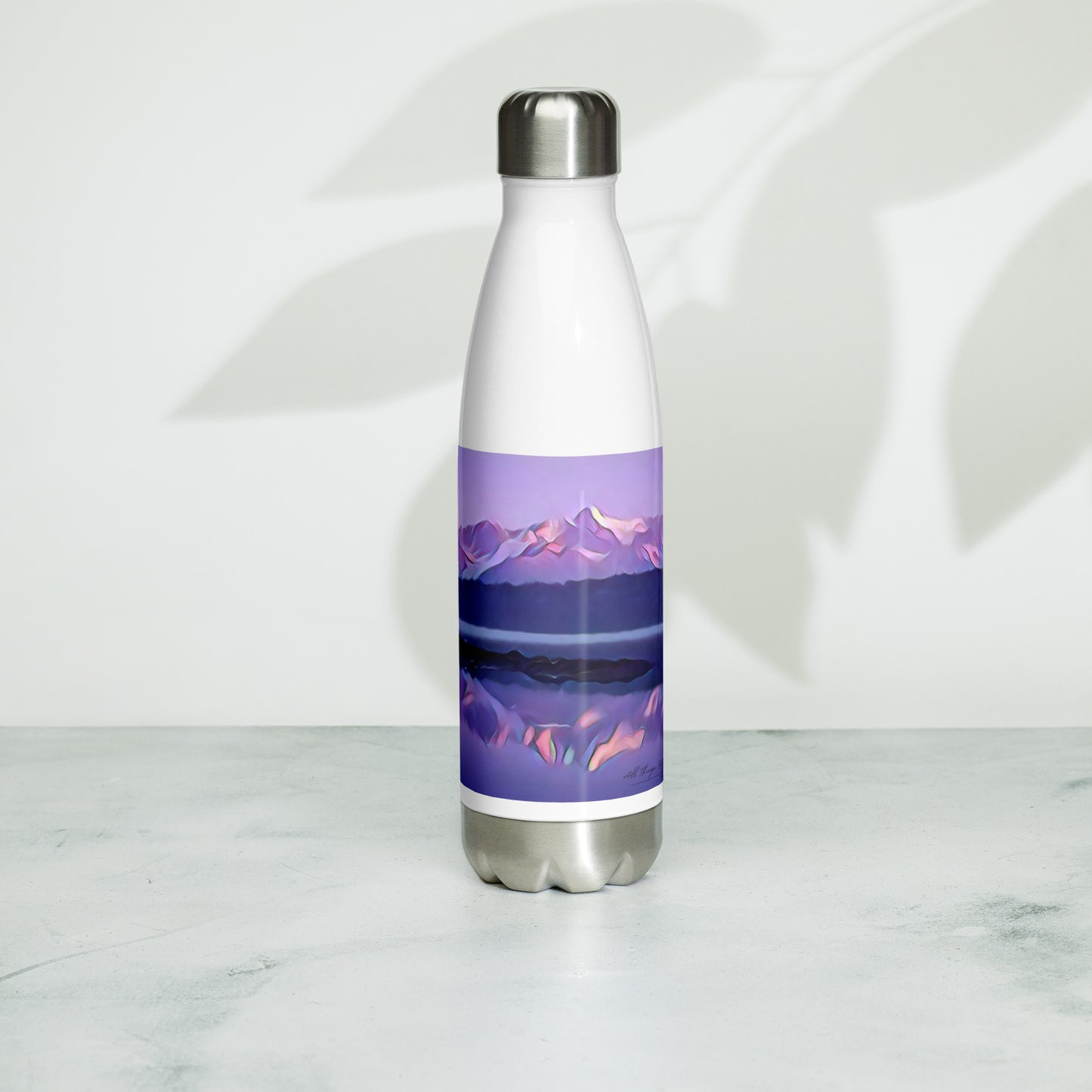 Stainless steel water bottle Alpenglow