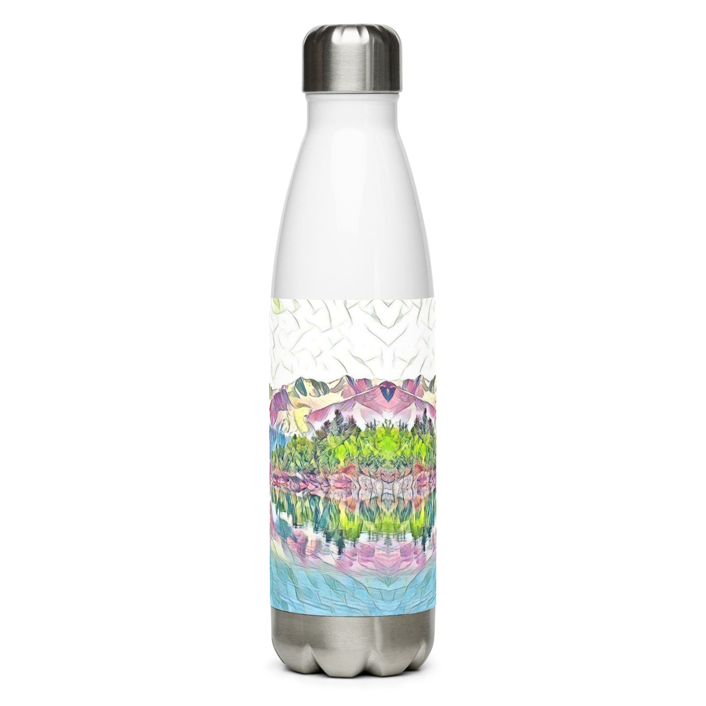 Stainless steel water bottle Oceans & Mtns