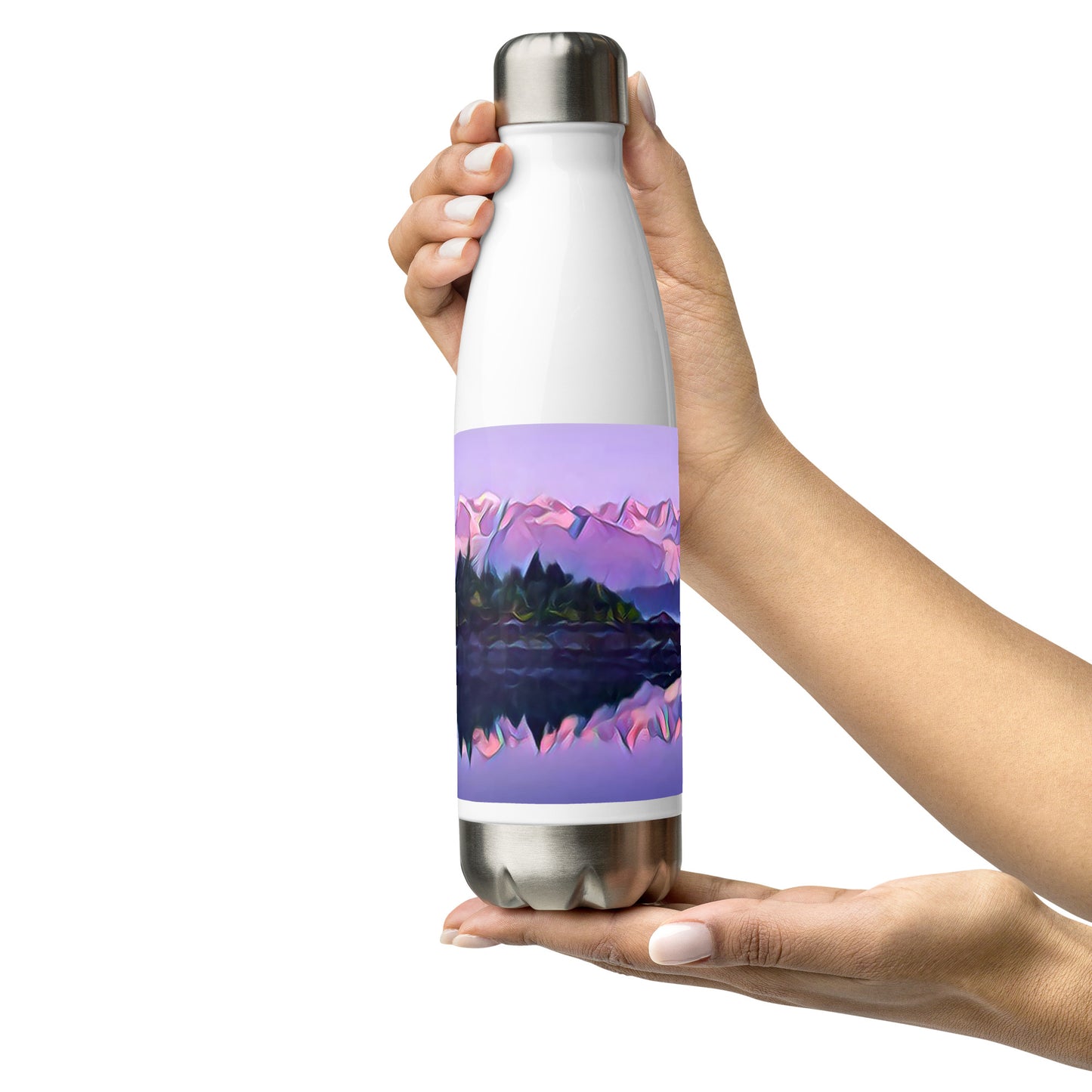 Stainless steel water bottle Alpenglow