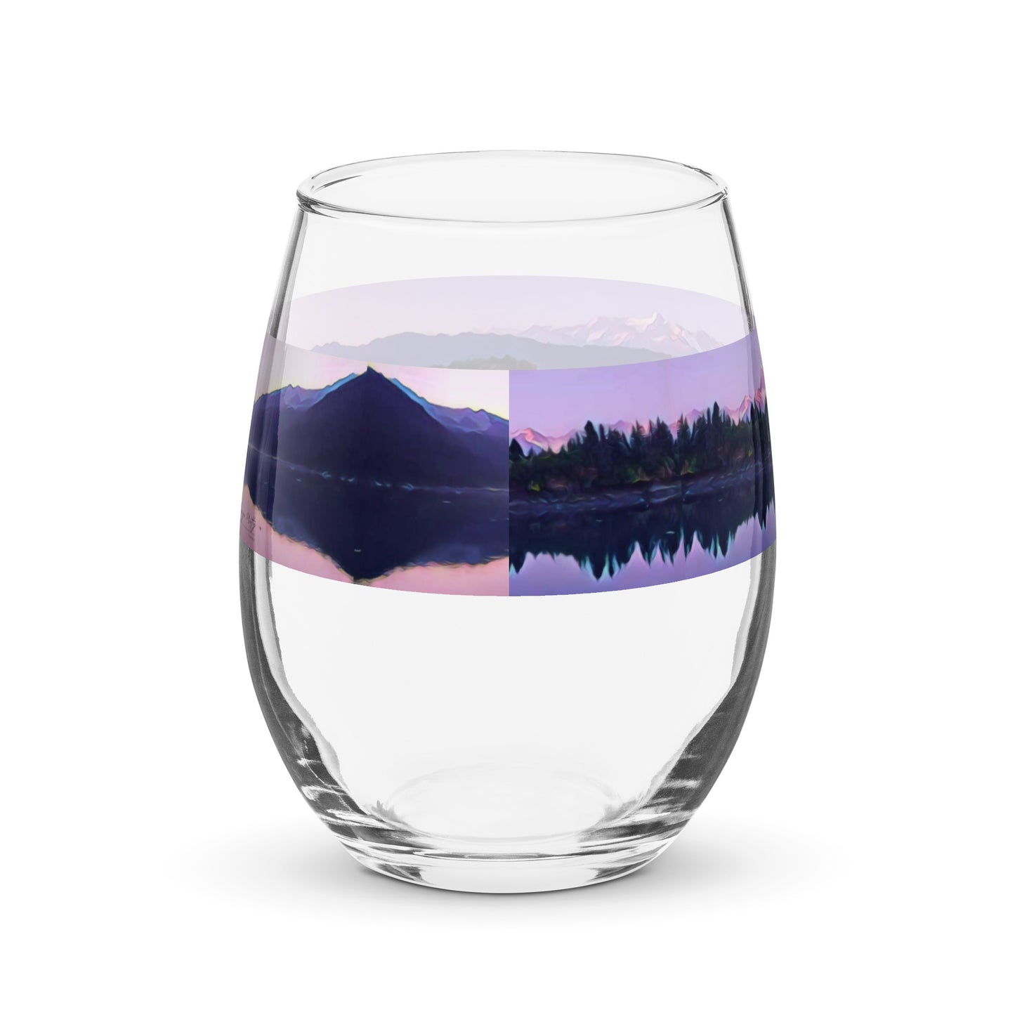 Stemless wine glass Alpenglow