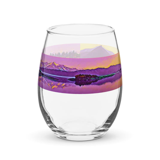 Stemless wine glass New Dawn