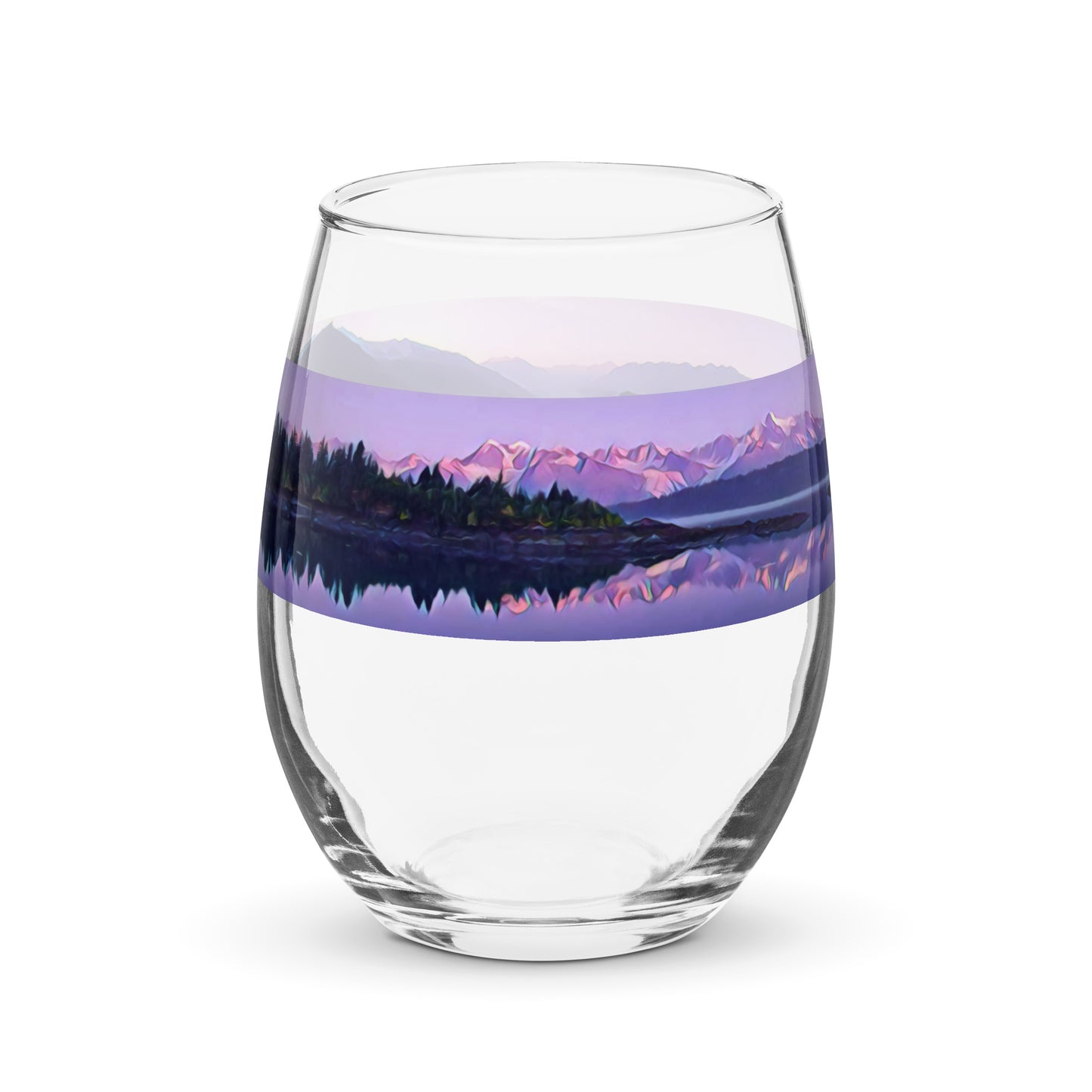 Stemless wine glass Alpenglow