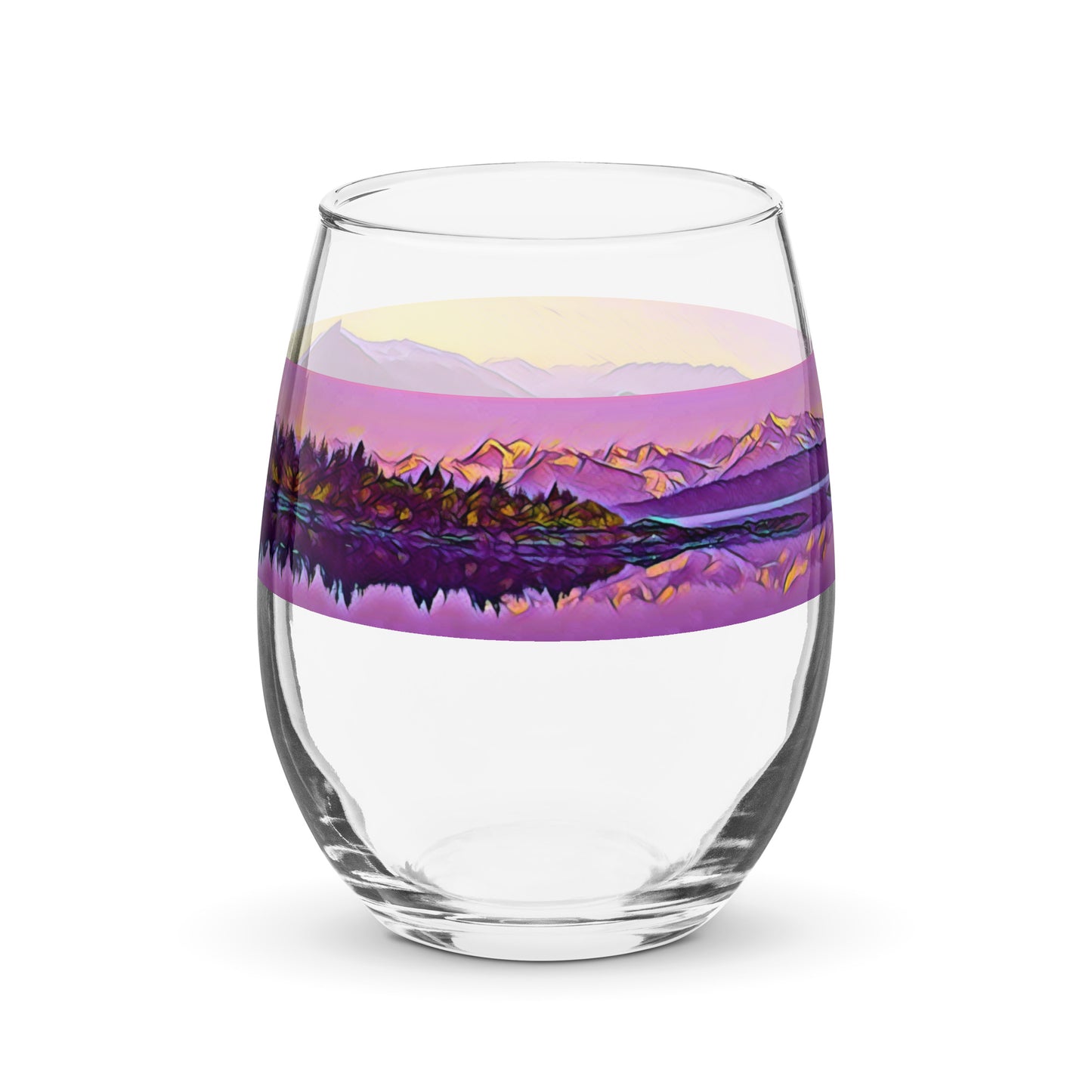 Stemless wine glass New Dawn