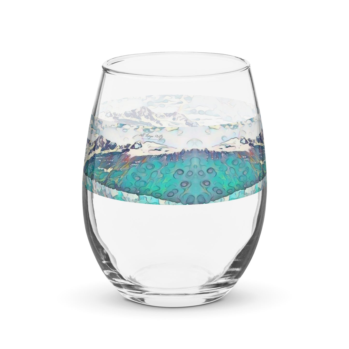 Stemless wine glass Glacier