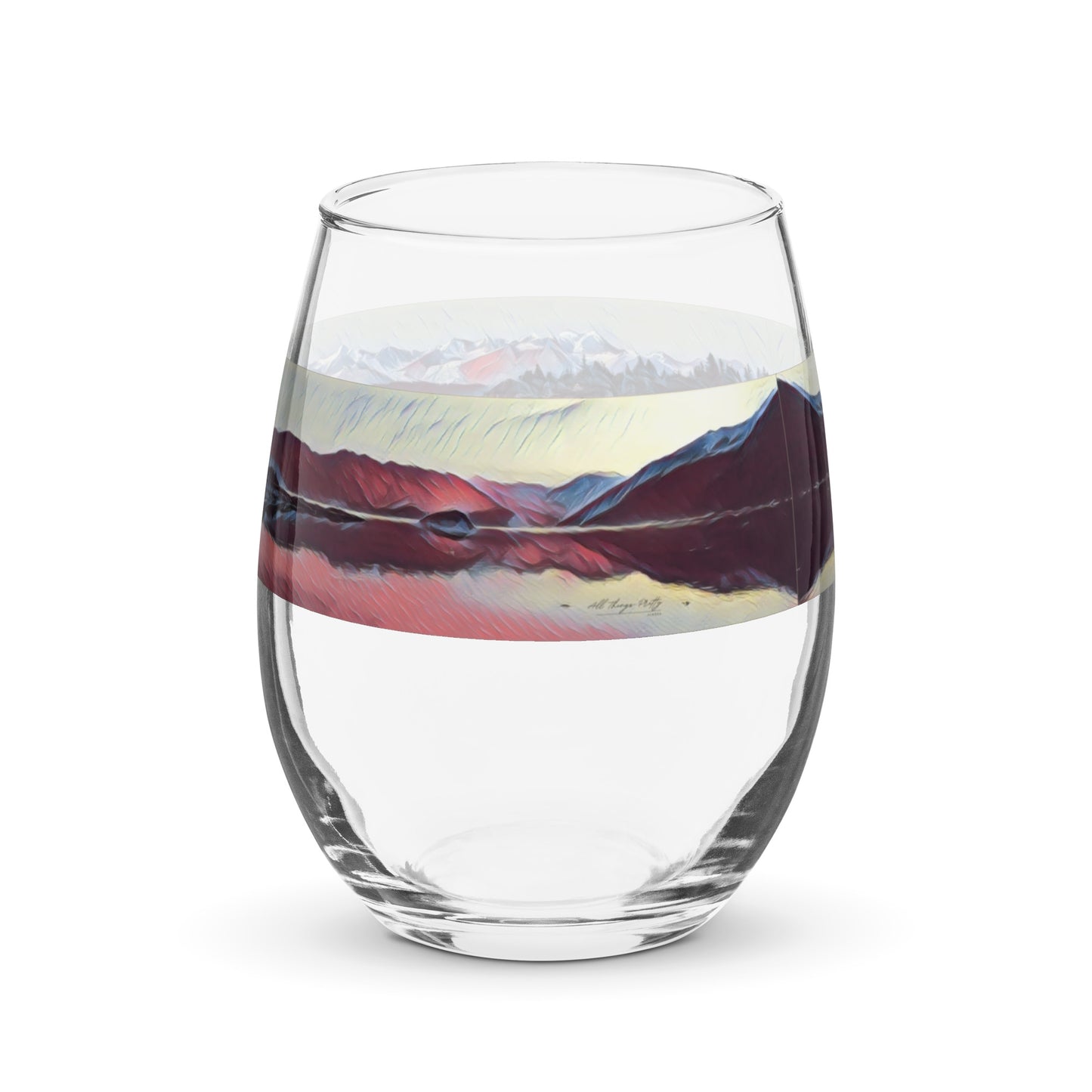 Stemless wine glass Ice