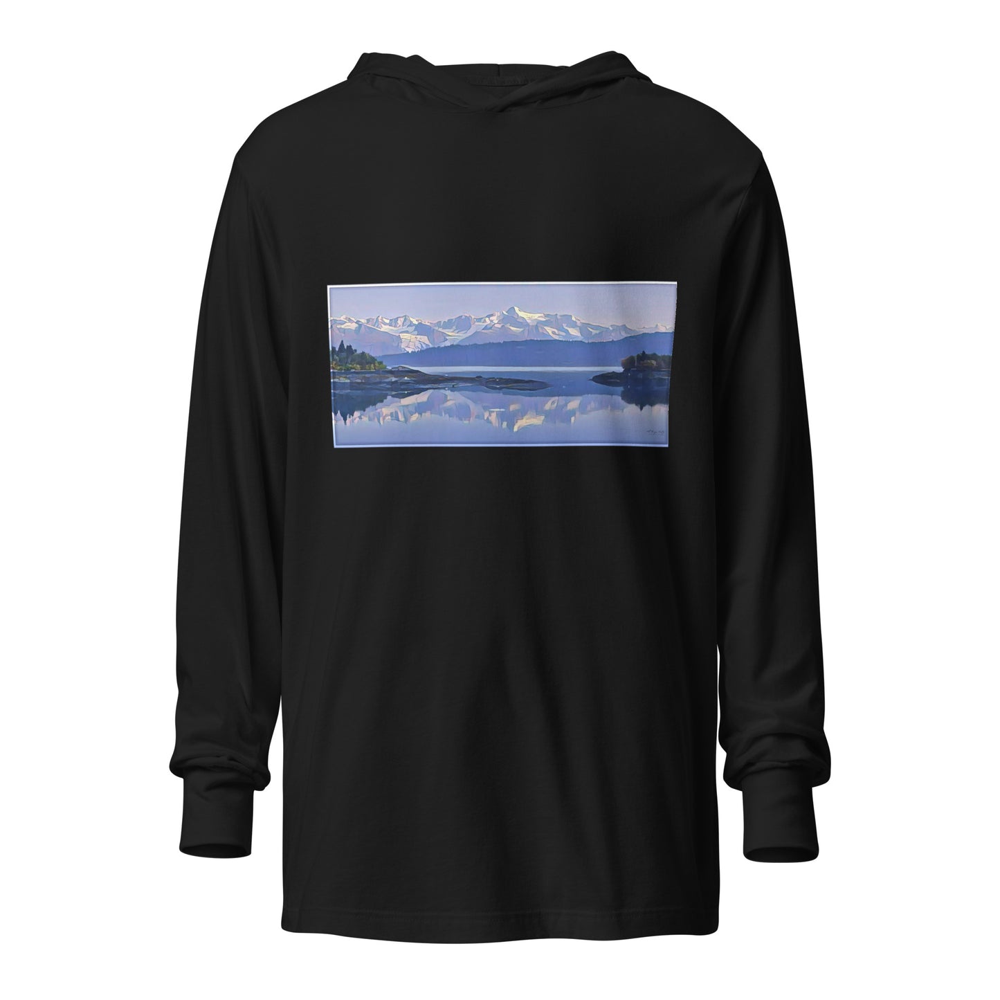 Hooded long-sleeve tee Morning