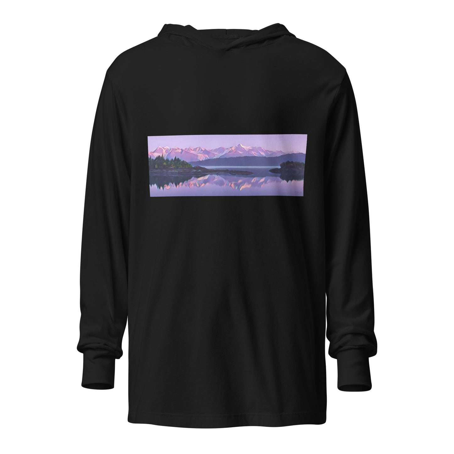 Hooded long-sleeve tee Alpenglow