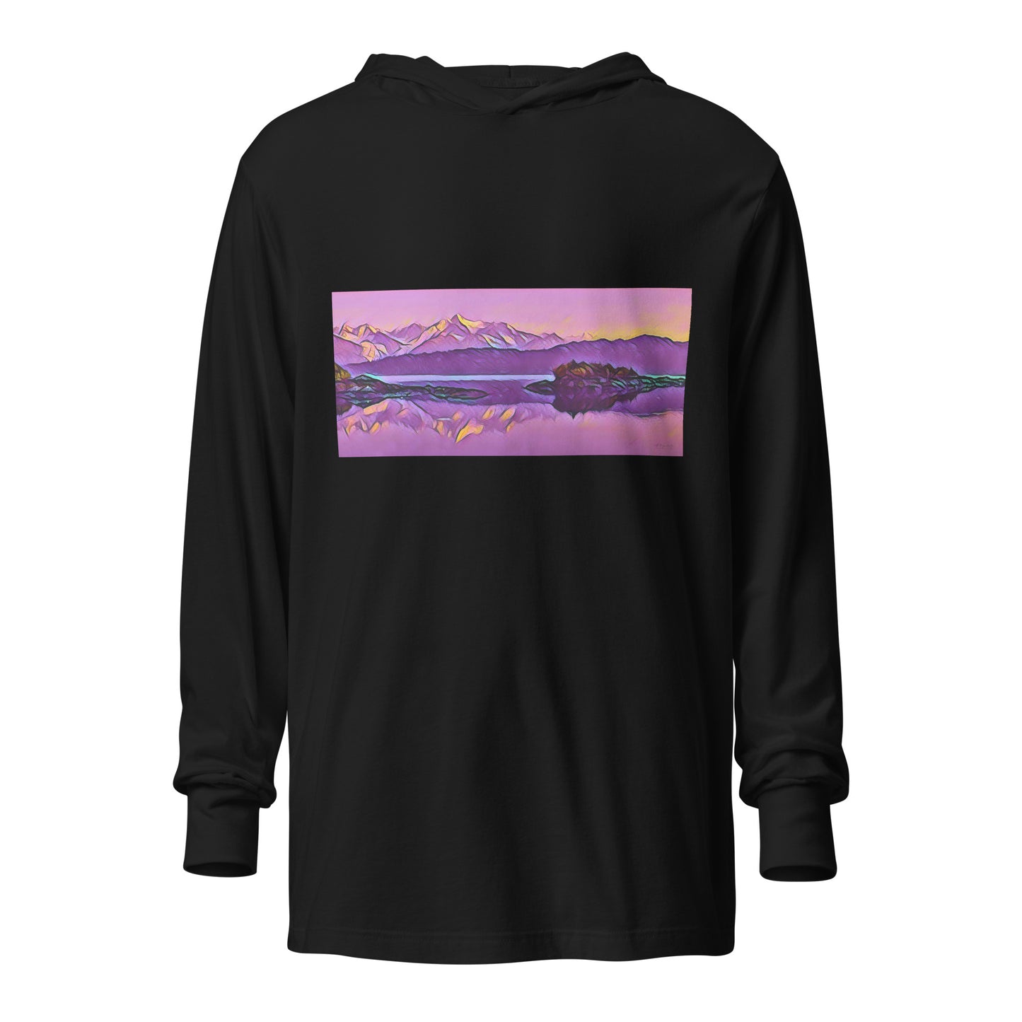 Hooded long-sleeve tee New Dawn