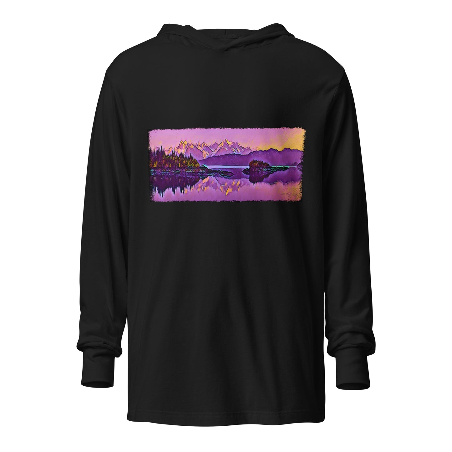 Hooded long-sleeve tee New Dawn