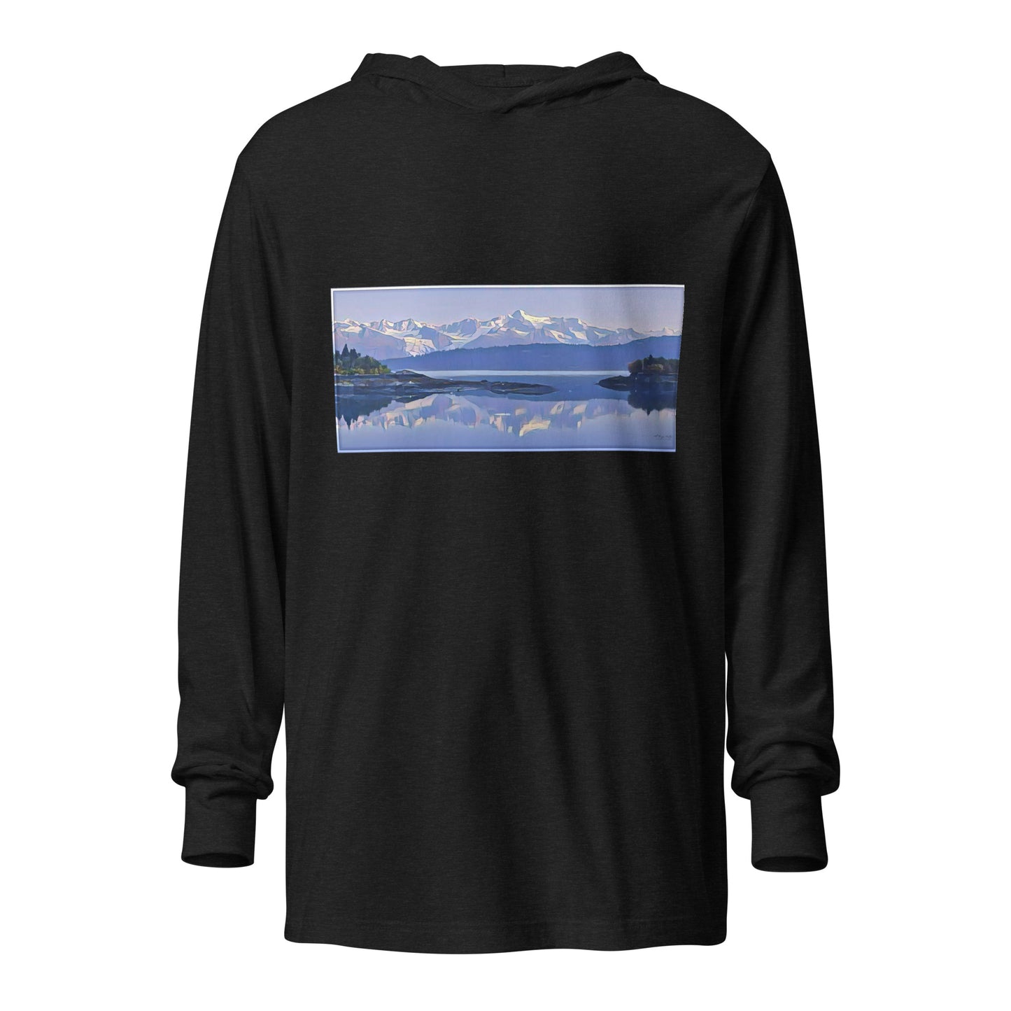 Hooded long-sleeve tee Morning