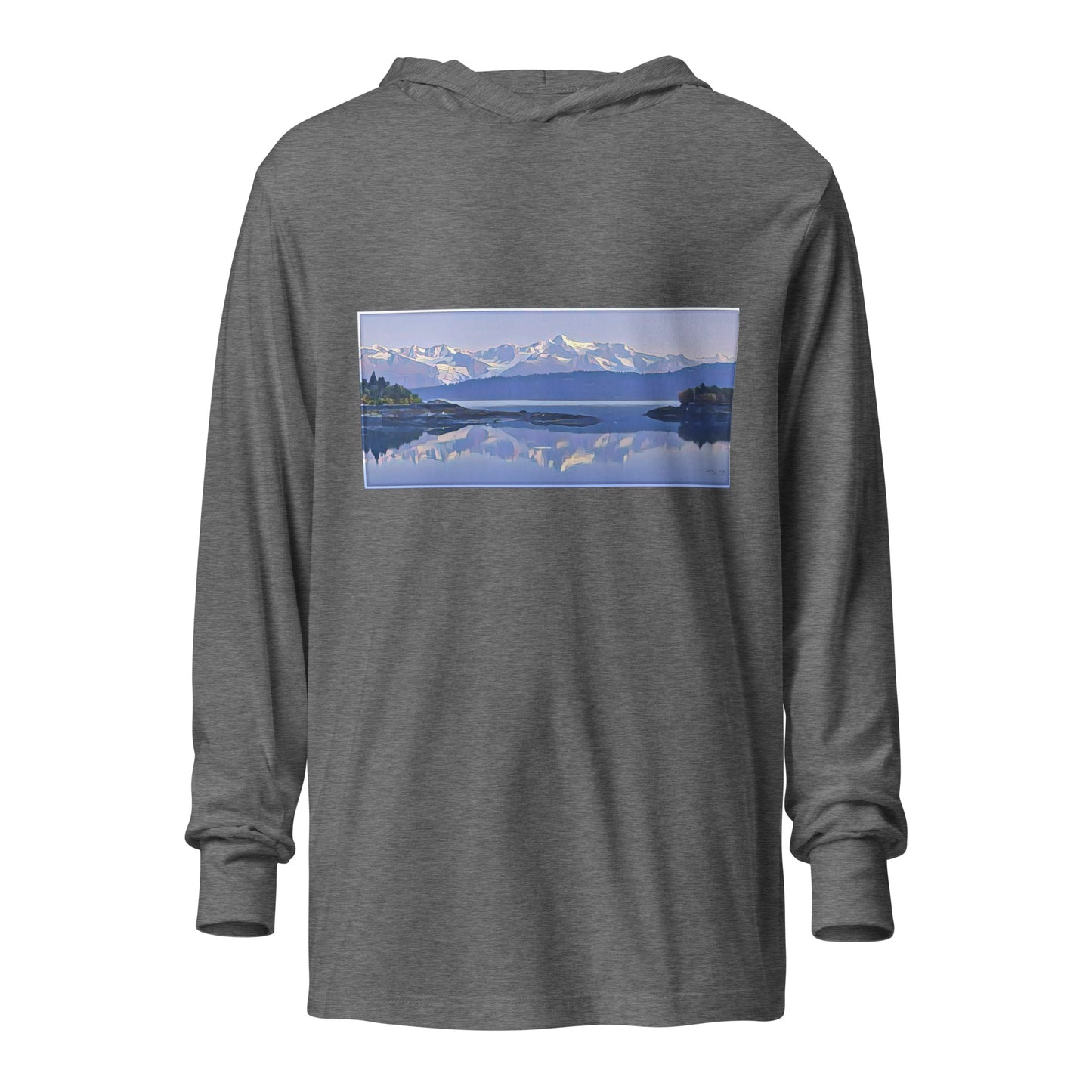 Hooded long-sleeve tee Morning