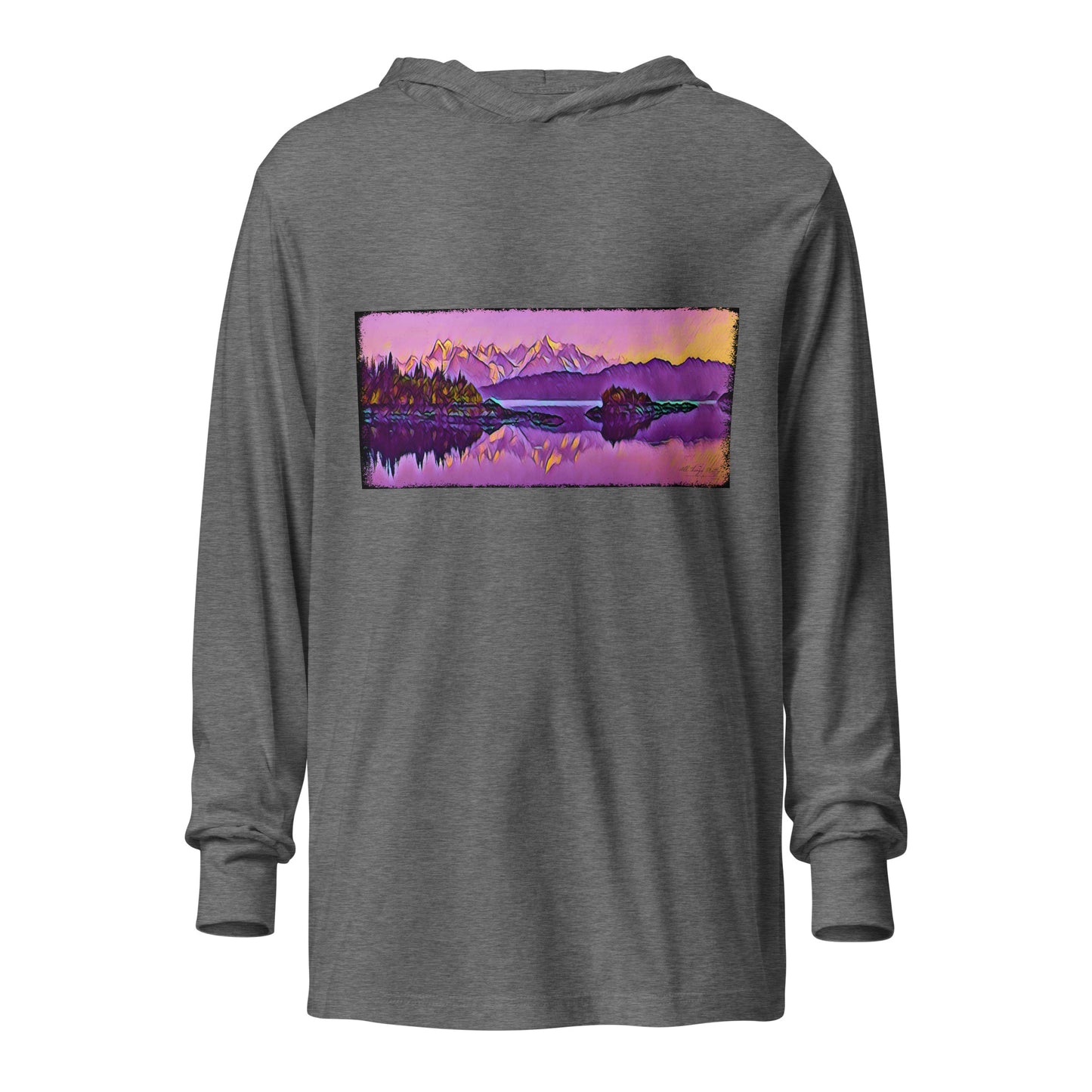 Hooded long-sleeve tee New Dawn