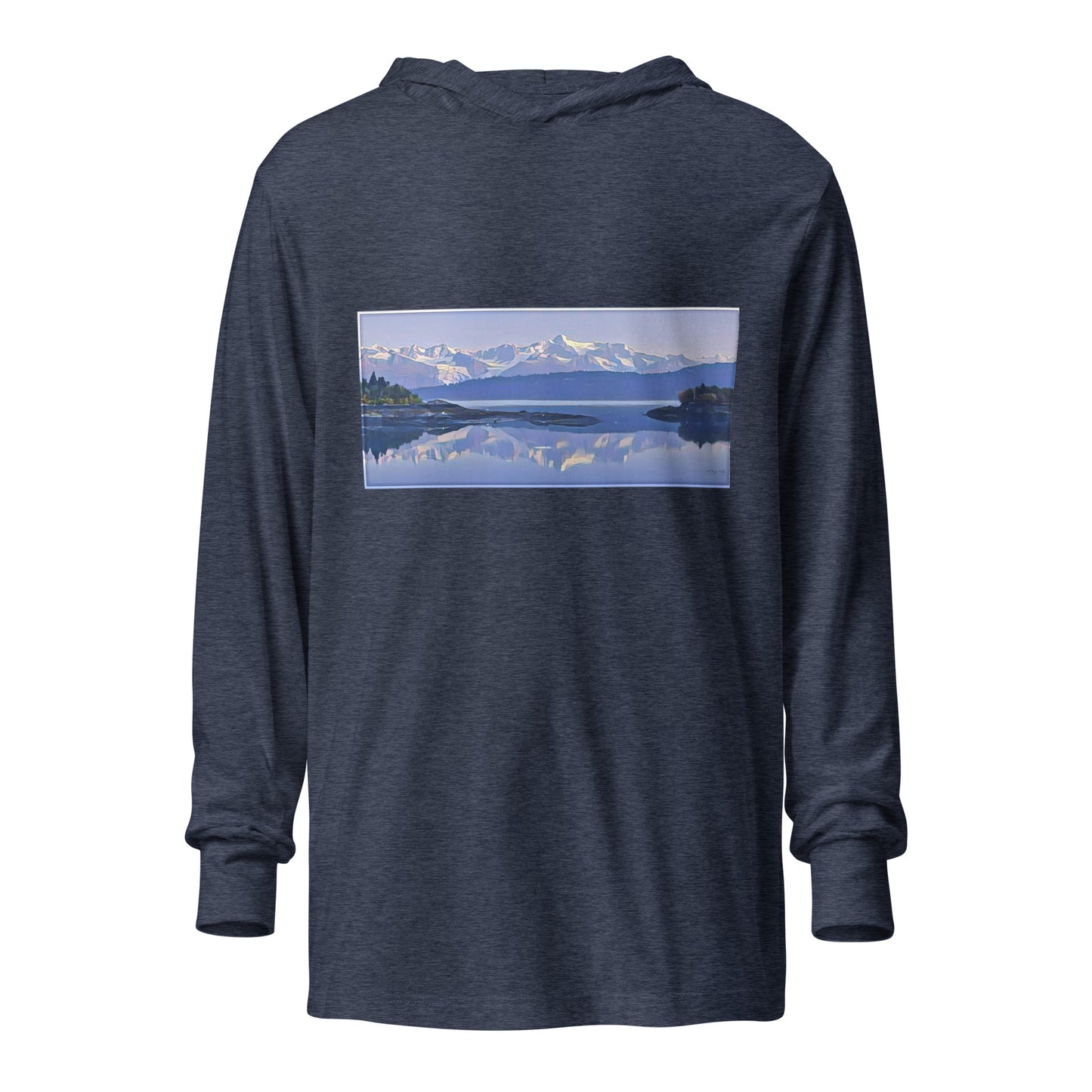 Hooded long-sleeve tee Morning