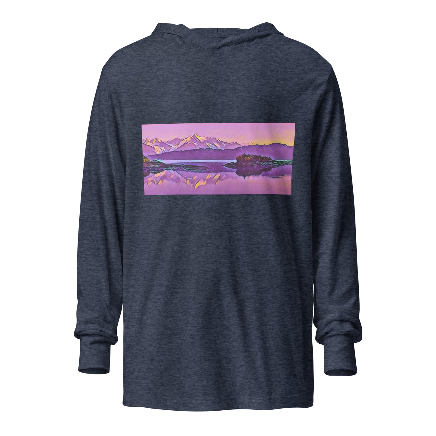 Hooded long-sleeve tee New Dawn