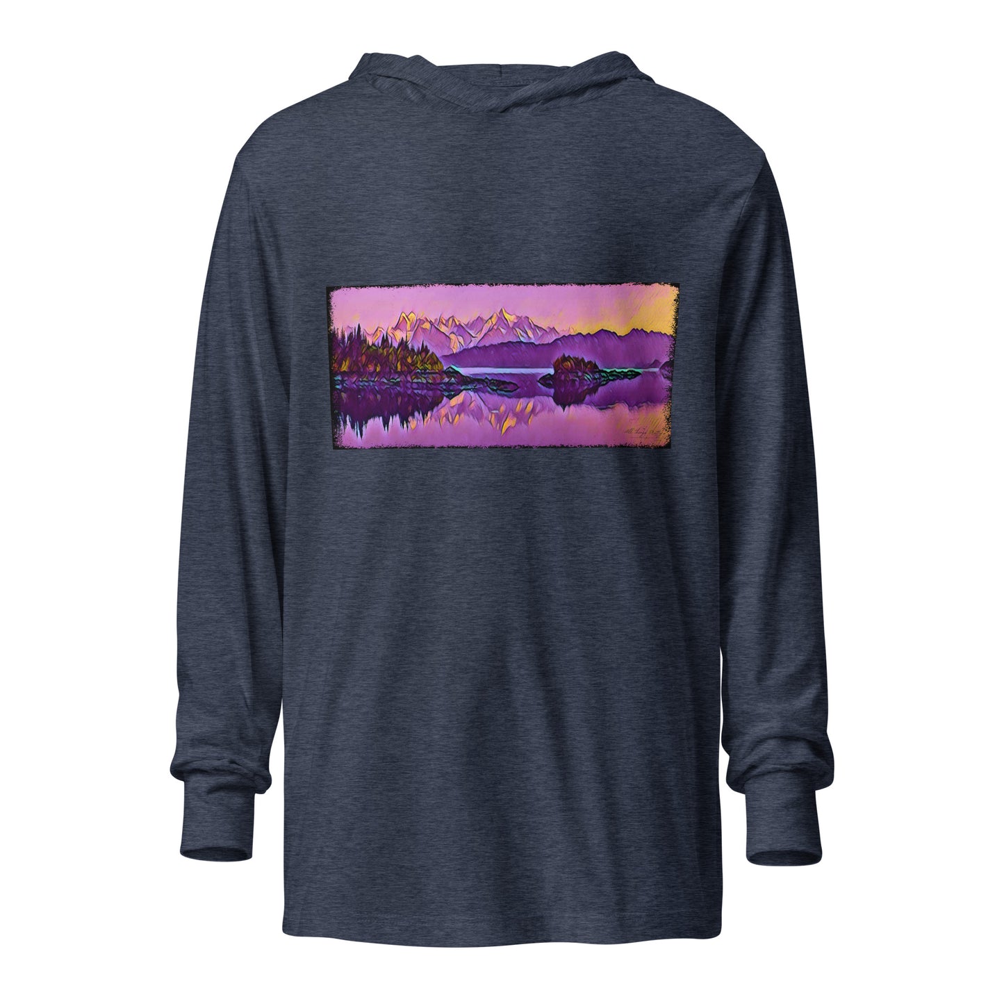 Hooded long-sleeve tee New Dawn