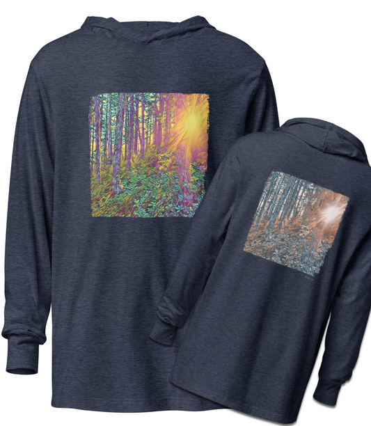 Sunlight Forest light weight soft hoodie
